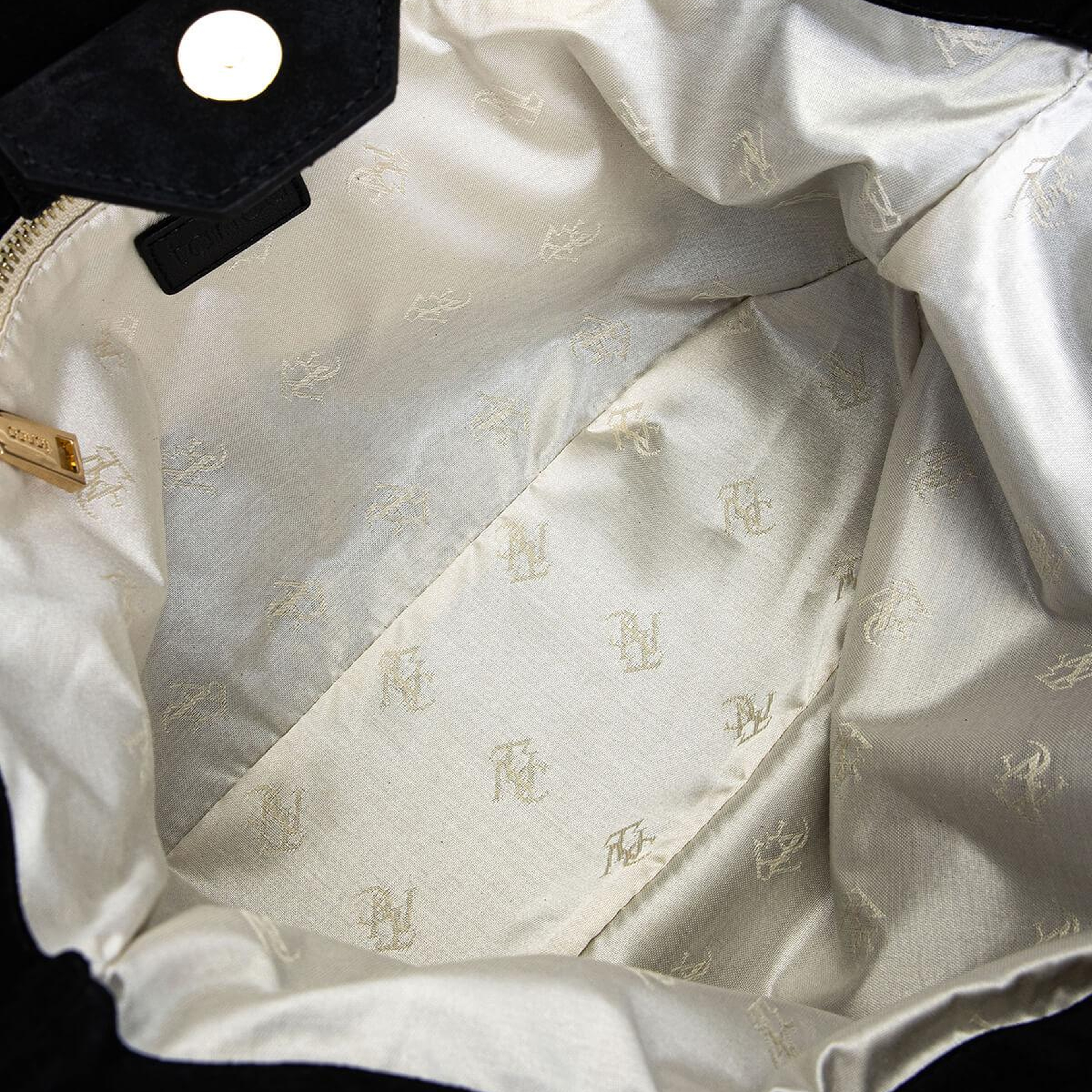 Tamer Tanca Kadın Hakiki Deri Siyah Süet Kol Çantası