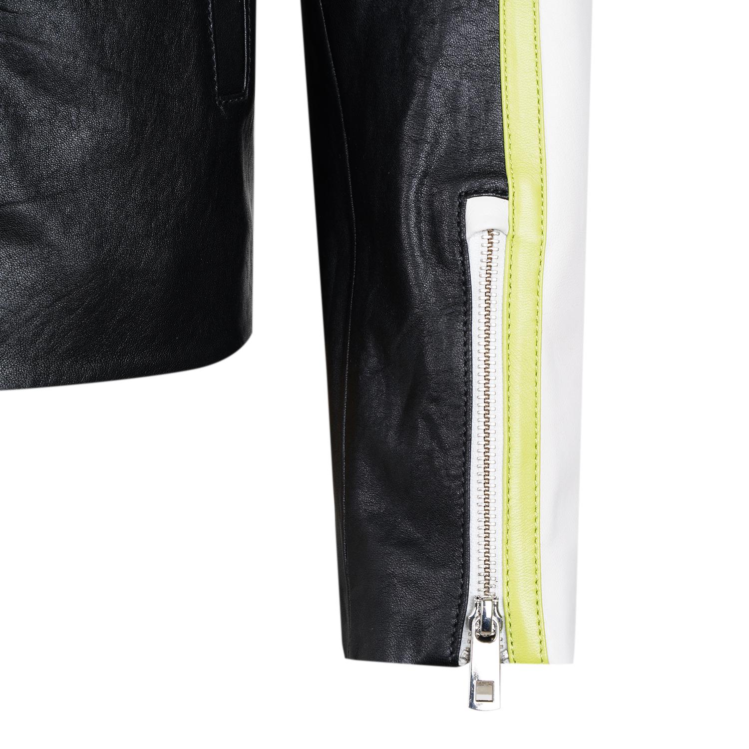 Ottone Yeşil Erkek Deri Ceket