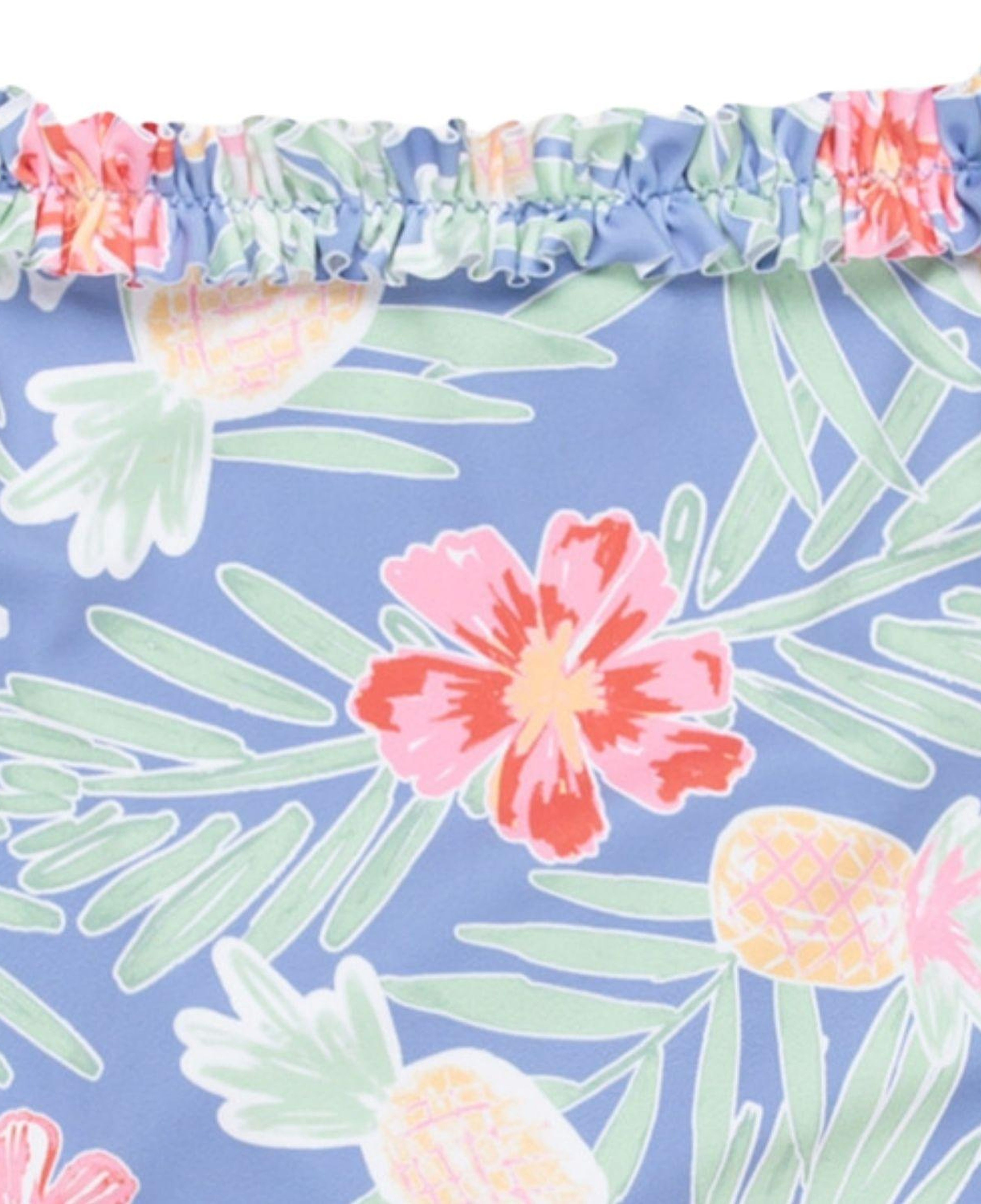 Roxy Tropical Story One Piece Kız Çocuk Mavi Mayo