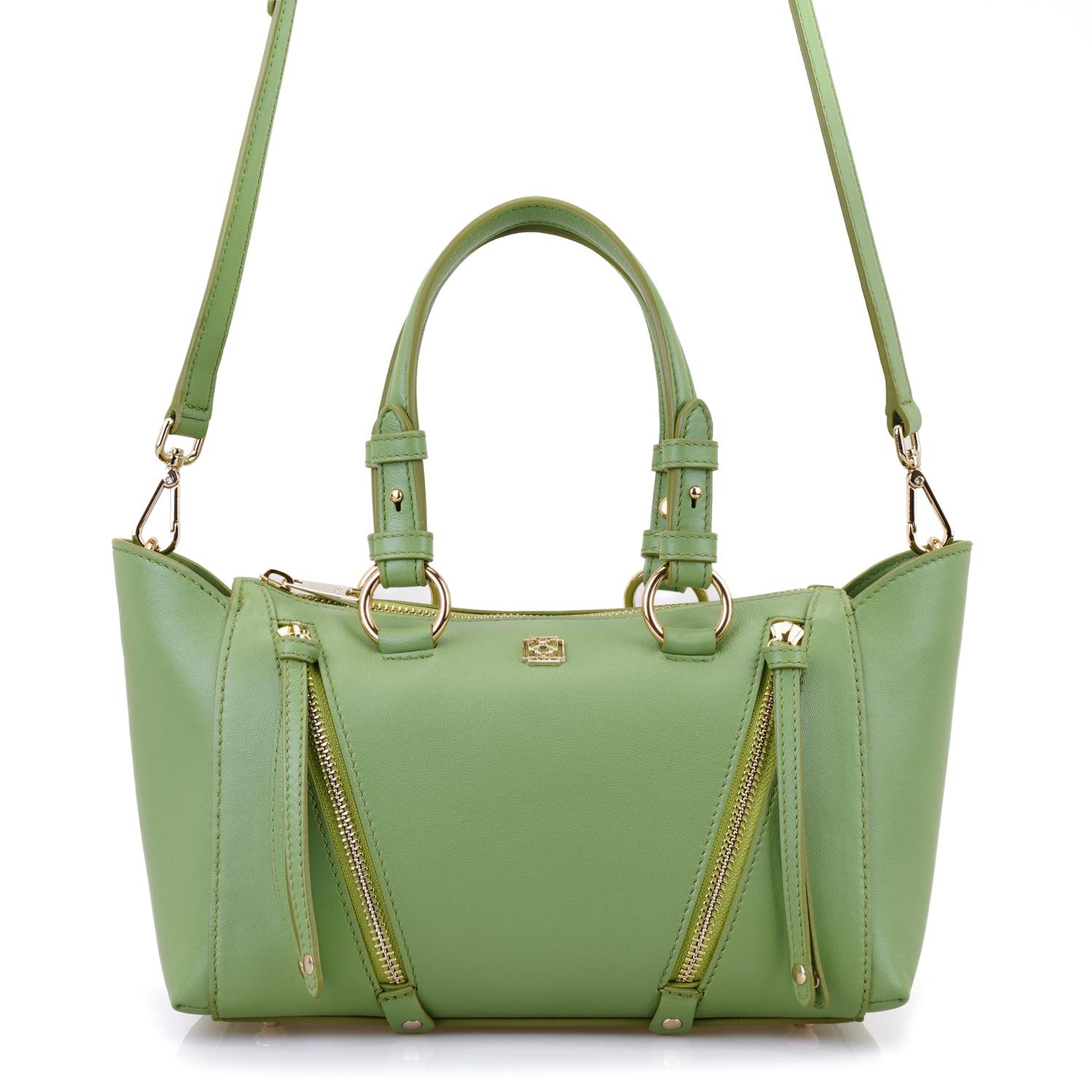 Garten Yeşil Kadın Deri El Çantası