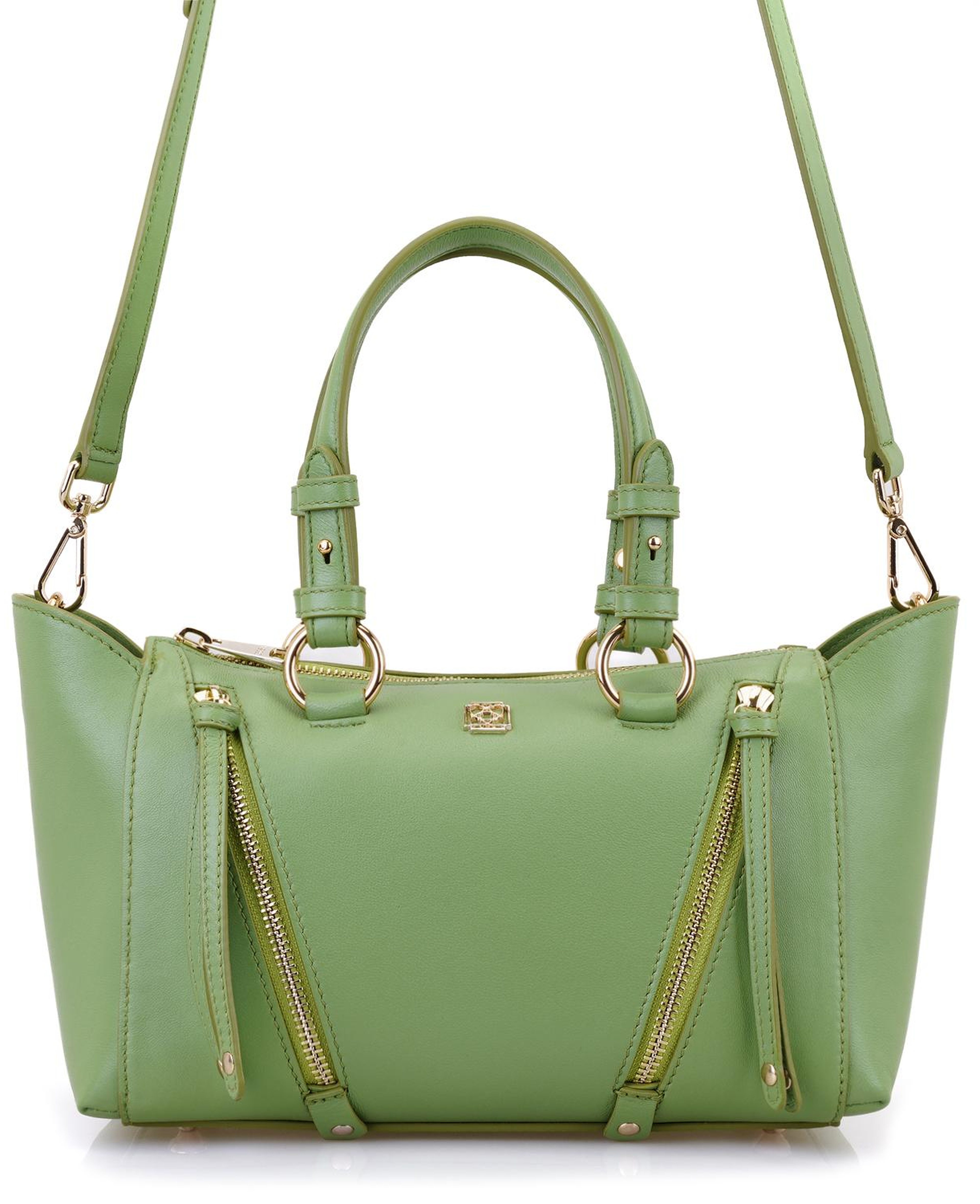 Garten Yeşil Kadın Deri El Çantası