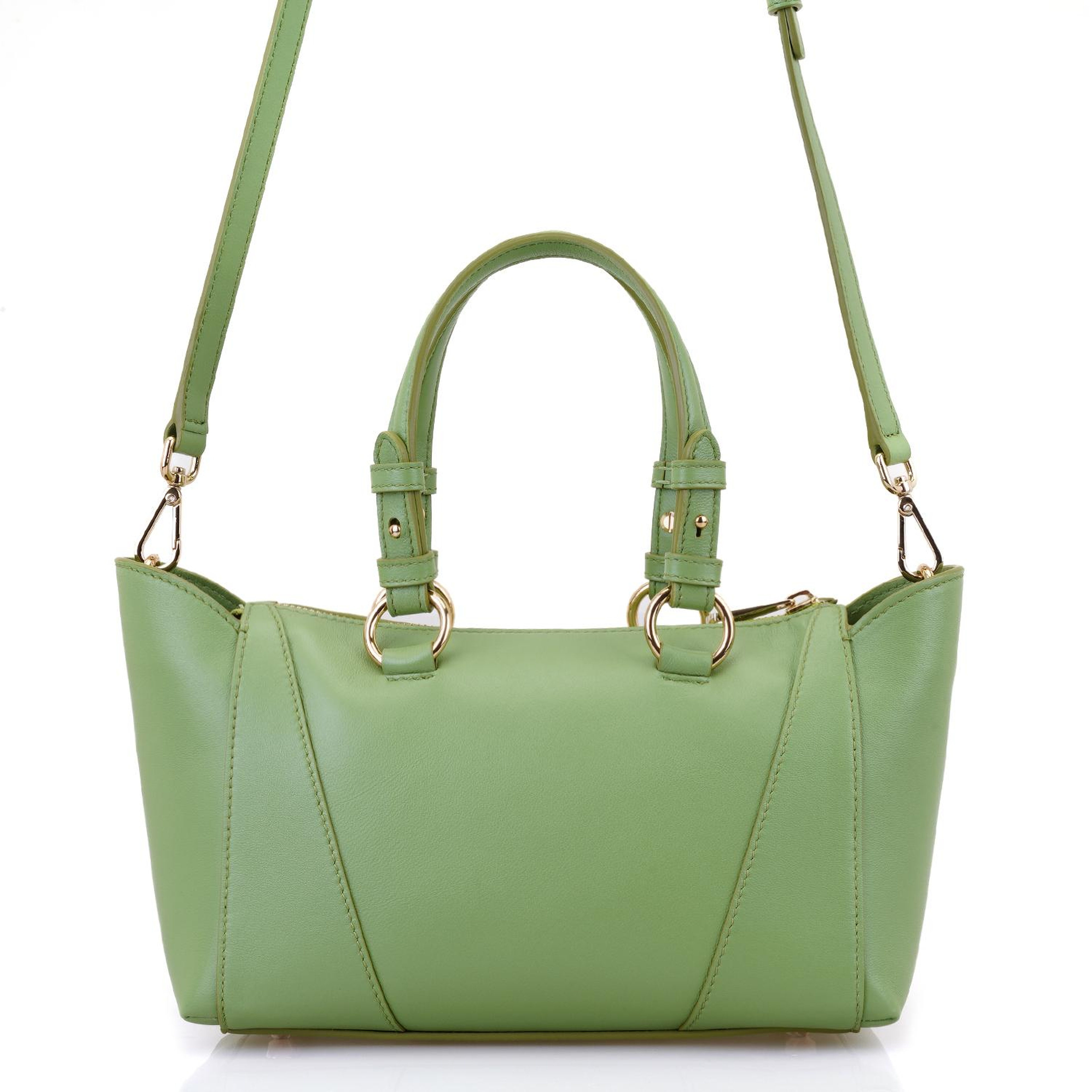 Garten Yeşil Kadın Deri El Çantası