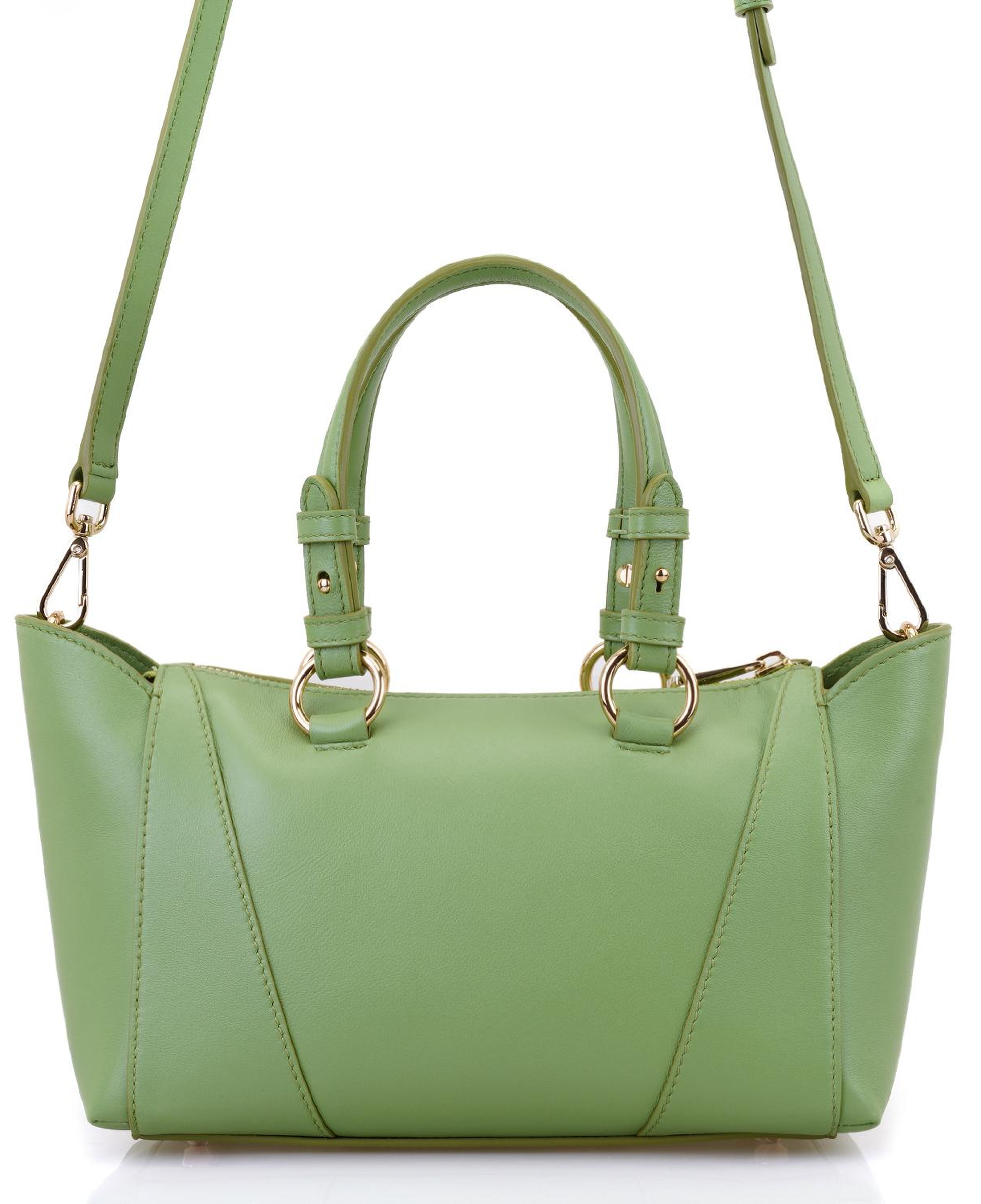 Garten Yeşil Kadın Deri El Çantası