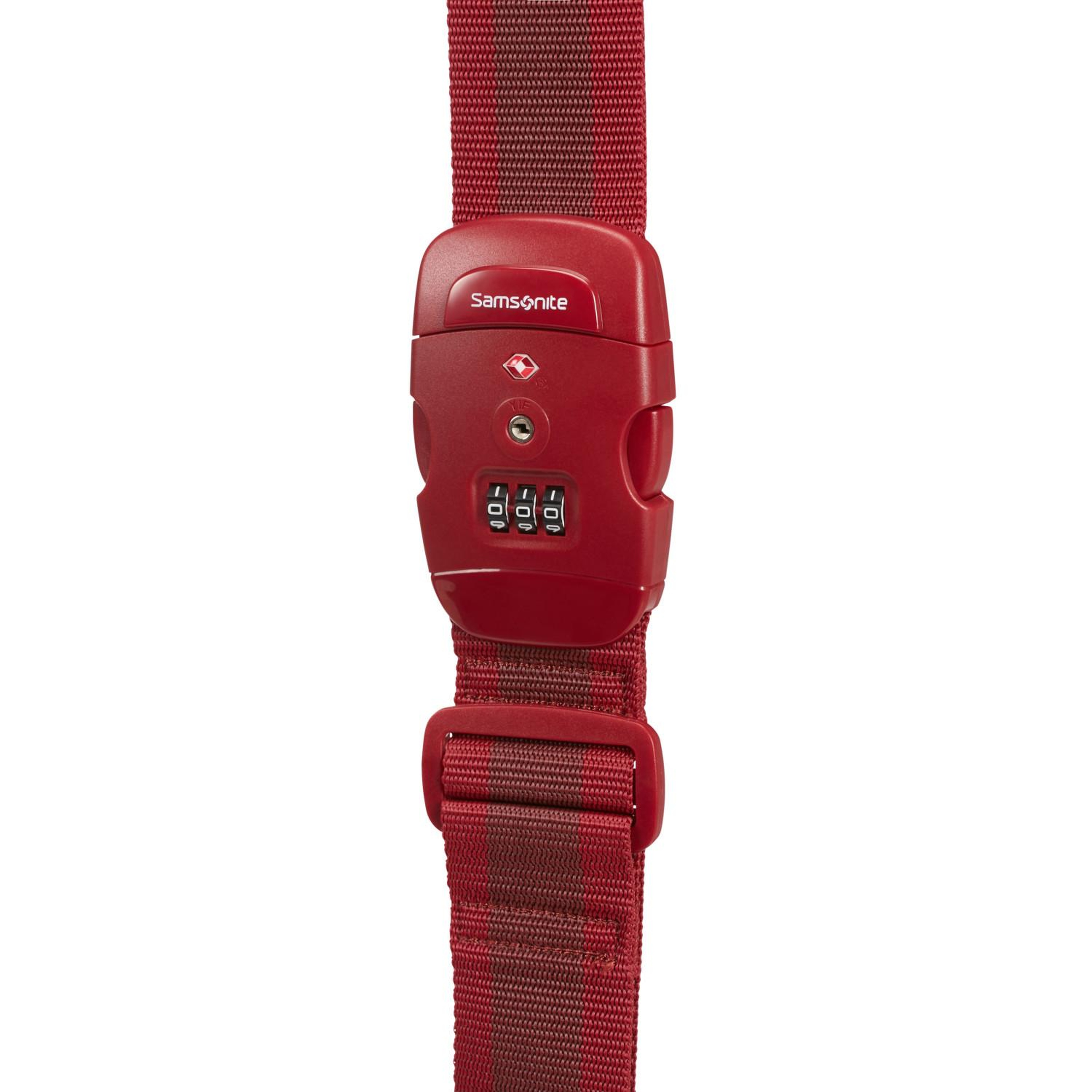 Samsonite Kırmızı Seyahat Aksesuarları - TSA Kilitli Valiz Kemeri