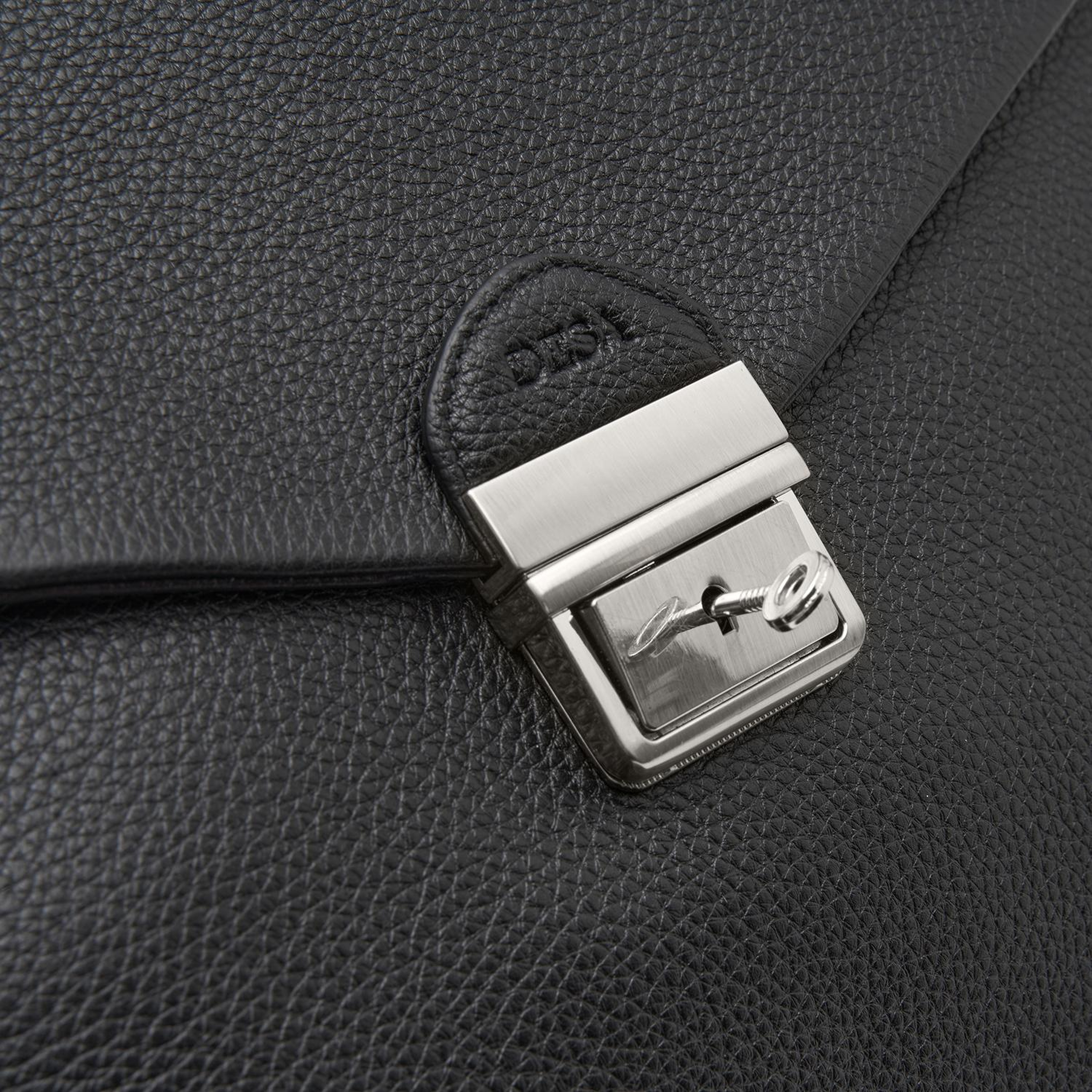 Trula Siyah Erkek Deri Evrak Çantası