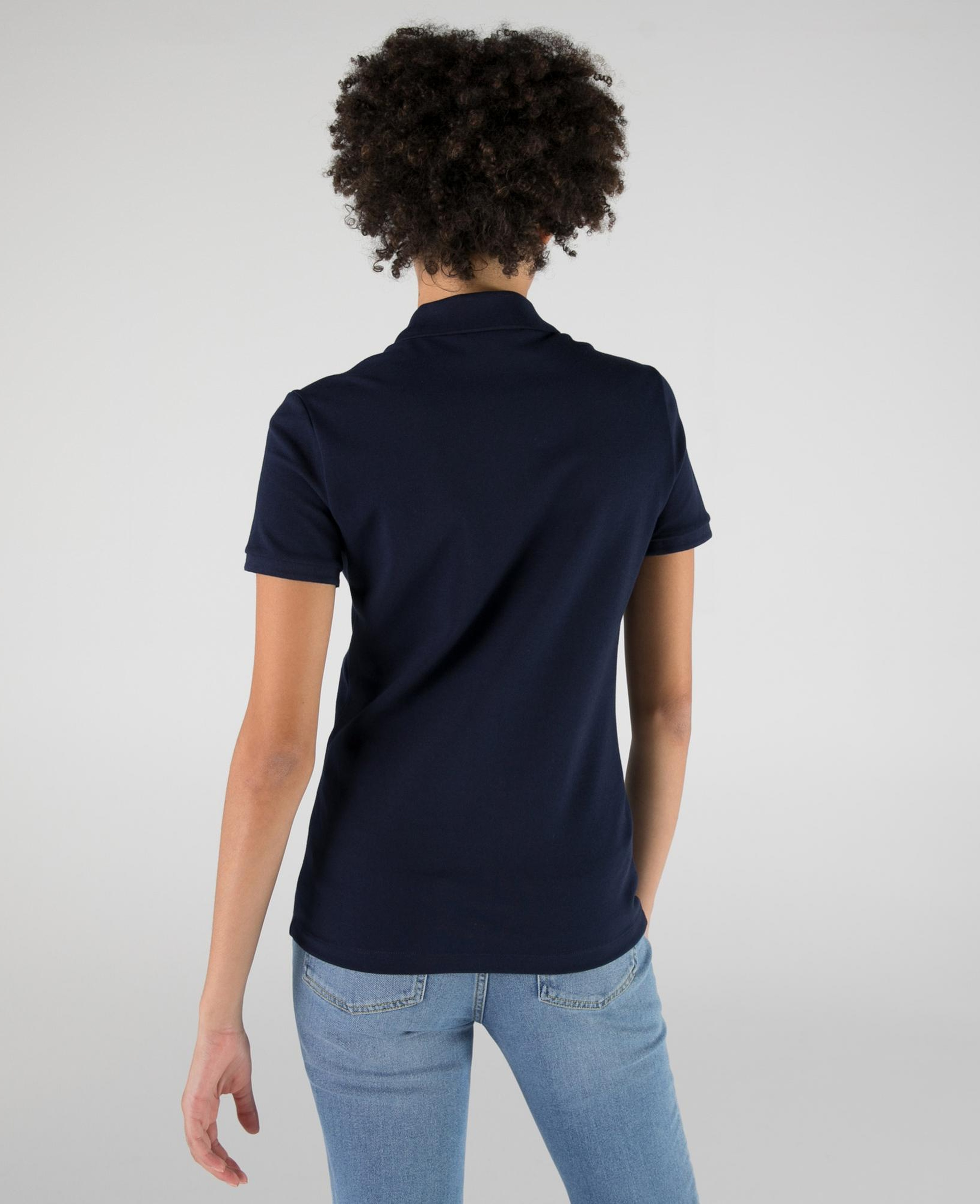 Lacoste L.12.D Kadın Slim Fit Lacivert Polo