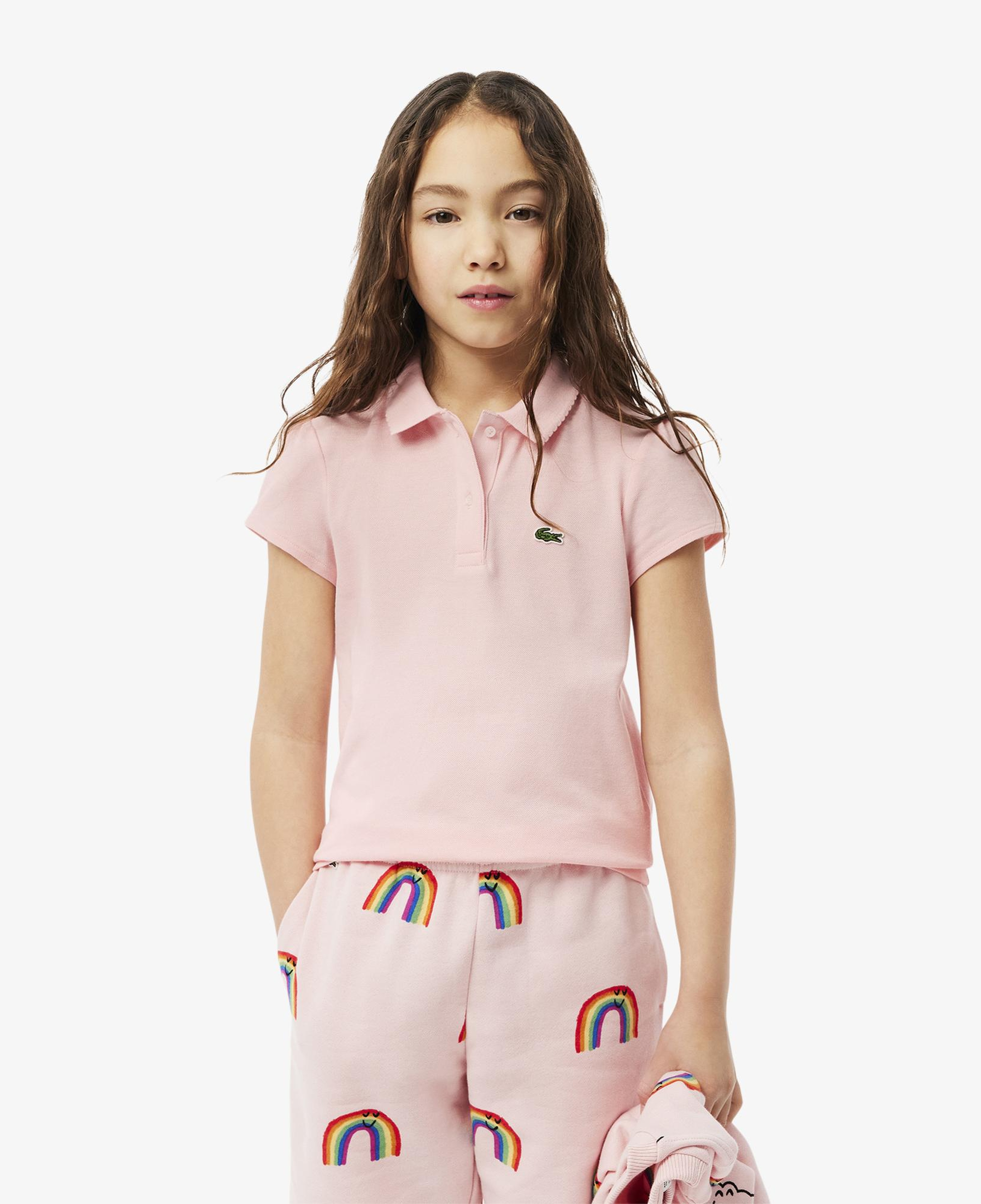 Lacoste Kız Çocuk Pembe Polo