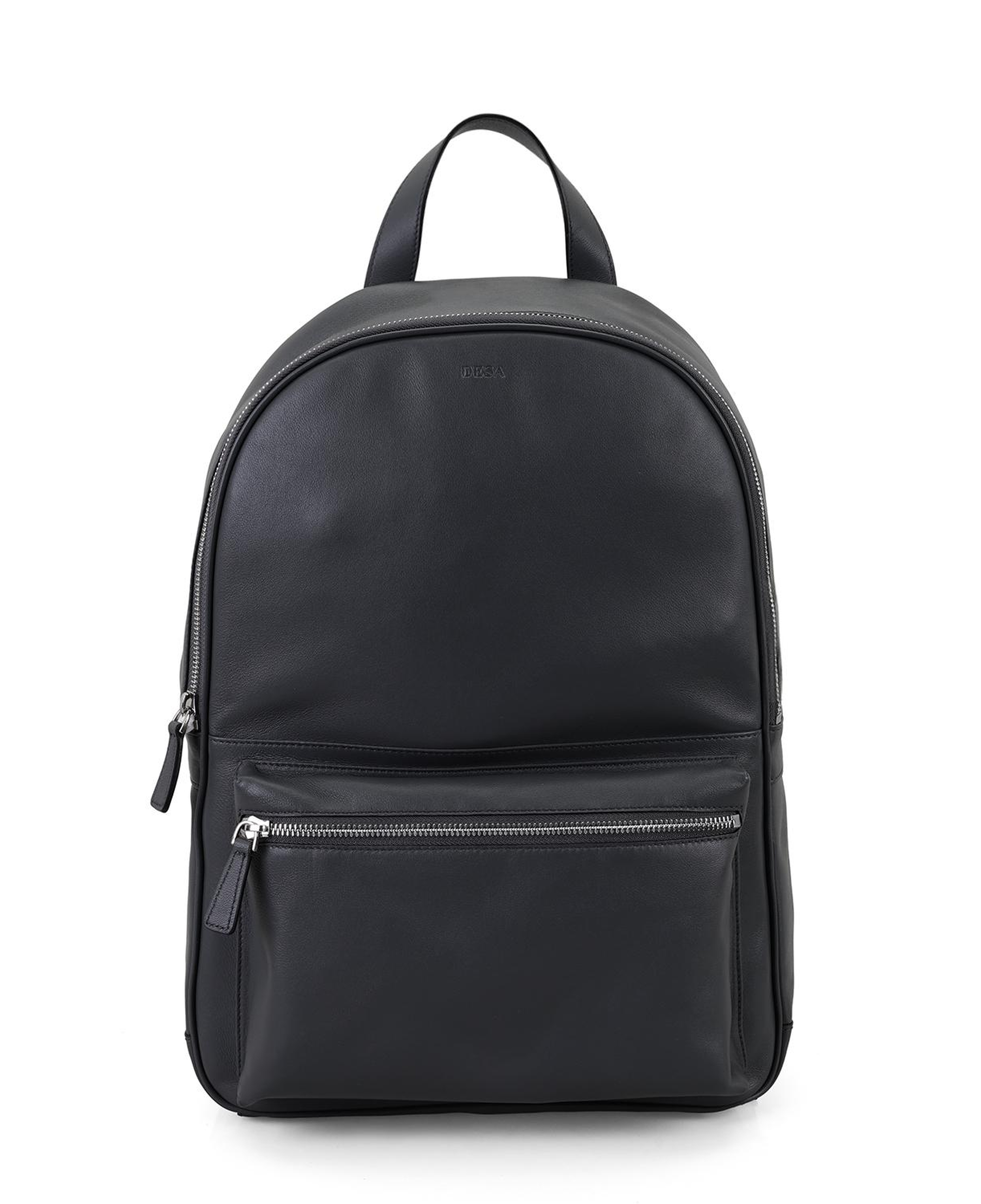 Nathan Gri Deri Sırt Çantası