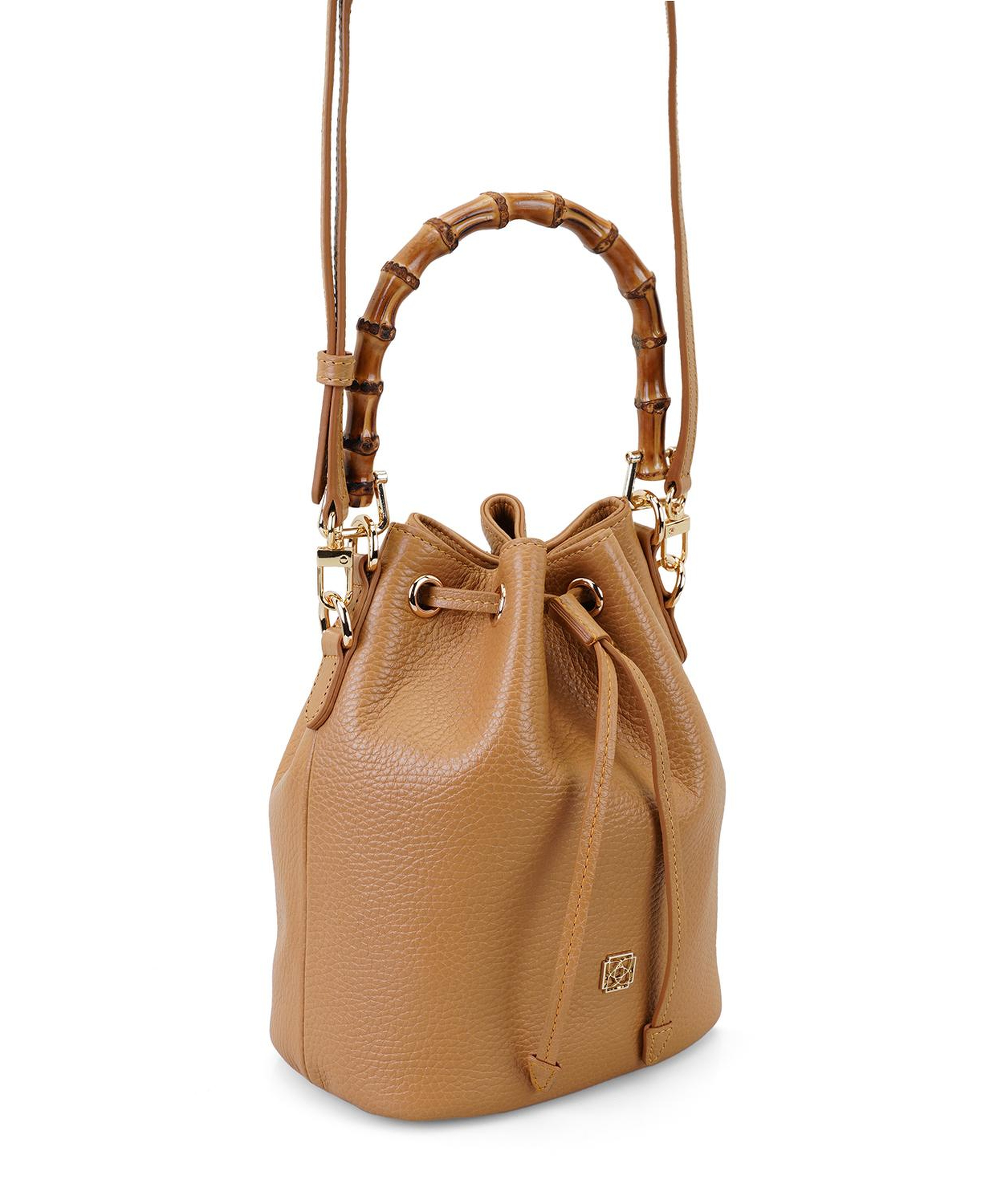 Lexy Taba Kadın Bambu Askılı Deri Omuz Çantası