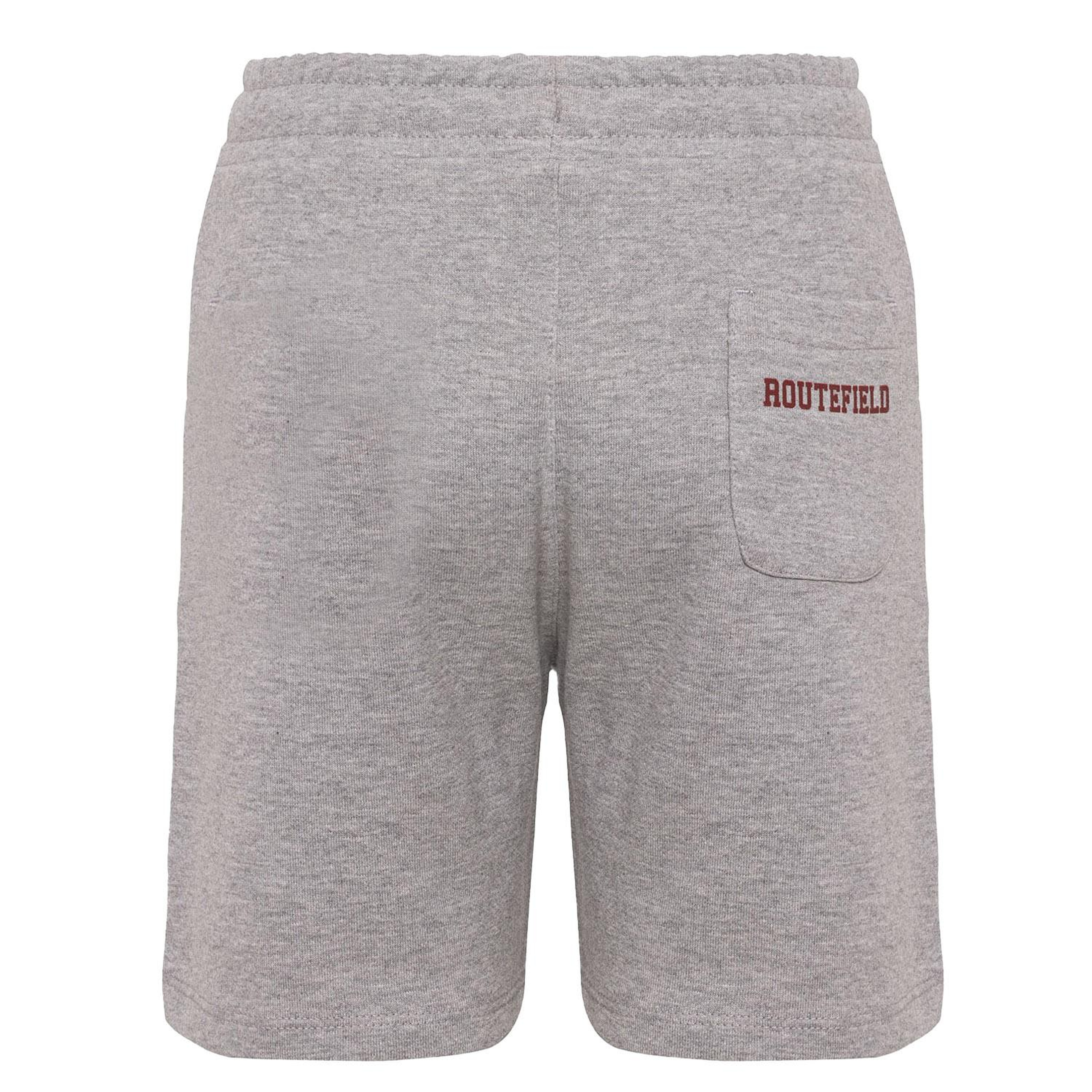 Routefield Soren Unisex Çocuk Gri Şort