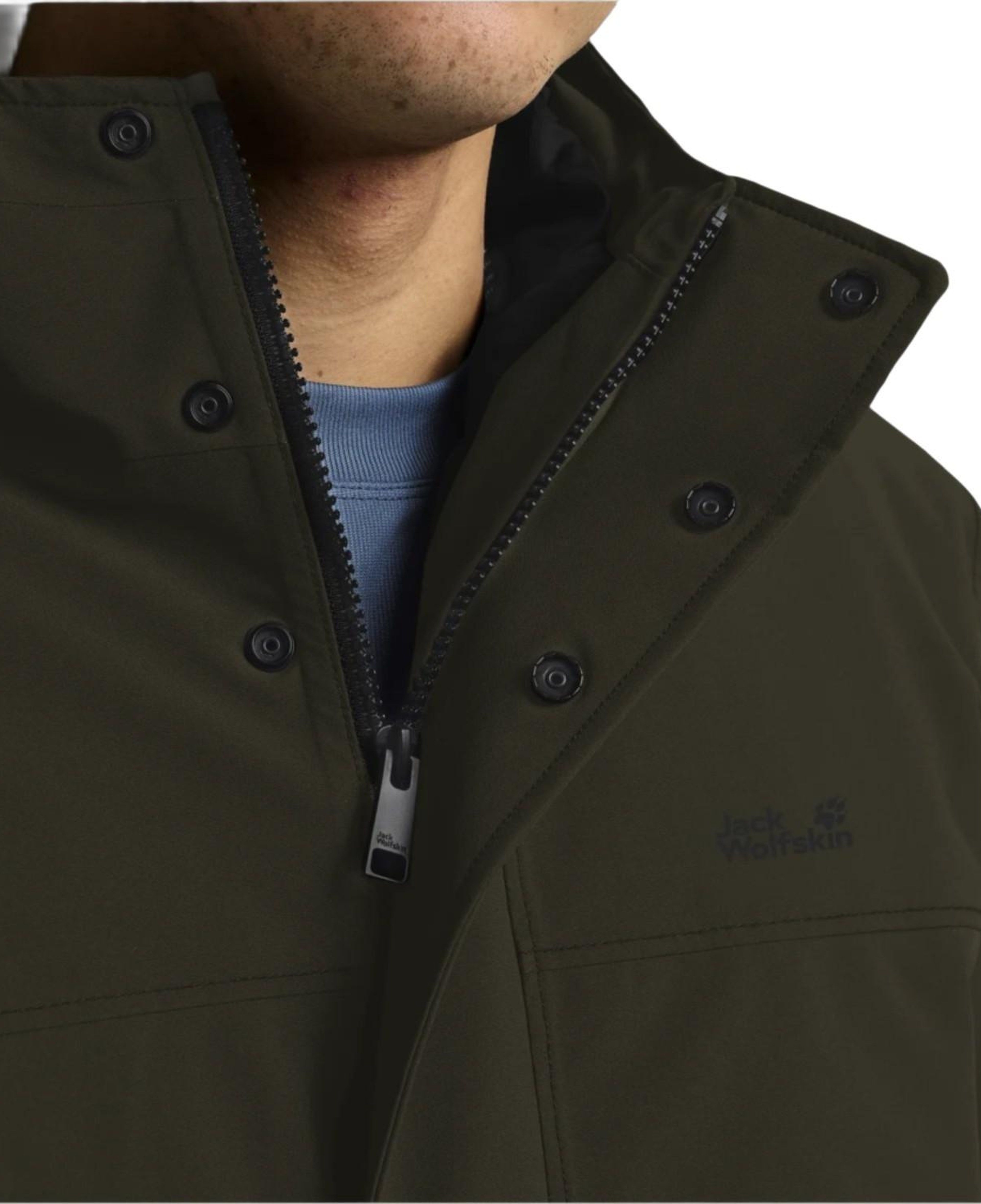 Jack Wolfskin Cold Camp Coat Erkek Yeşil Outdoor Ceketi