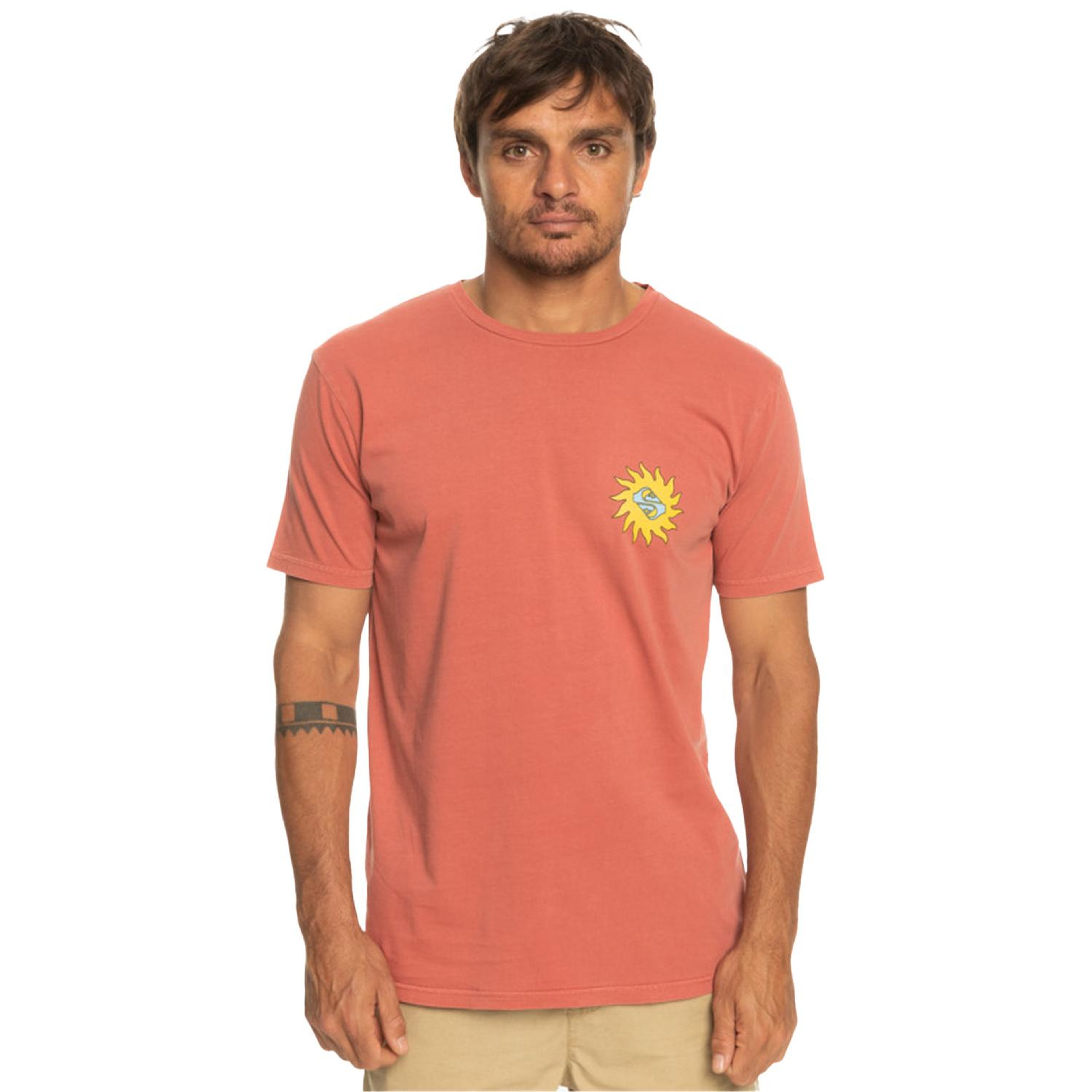 Quiksilver Planetpositive Erkek Kırmızı Tişört