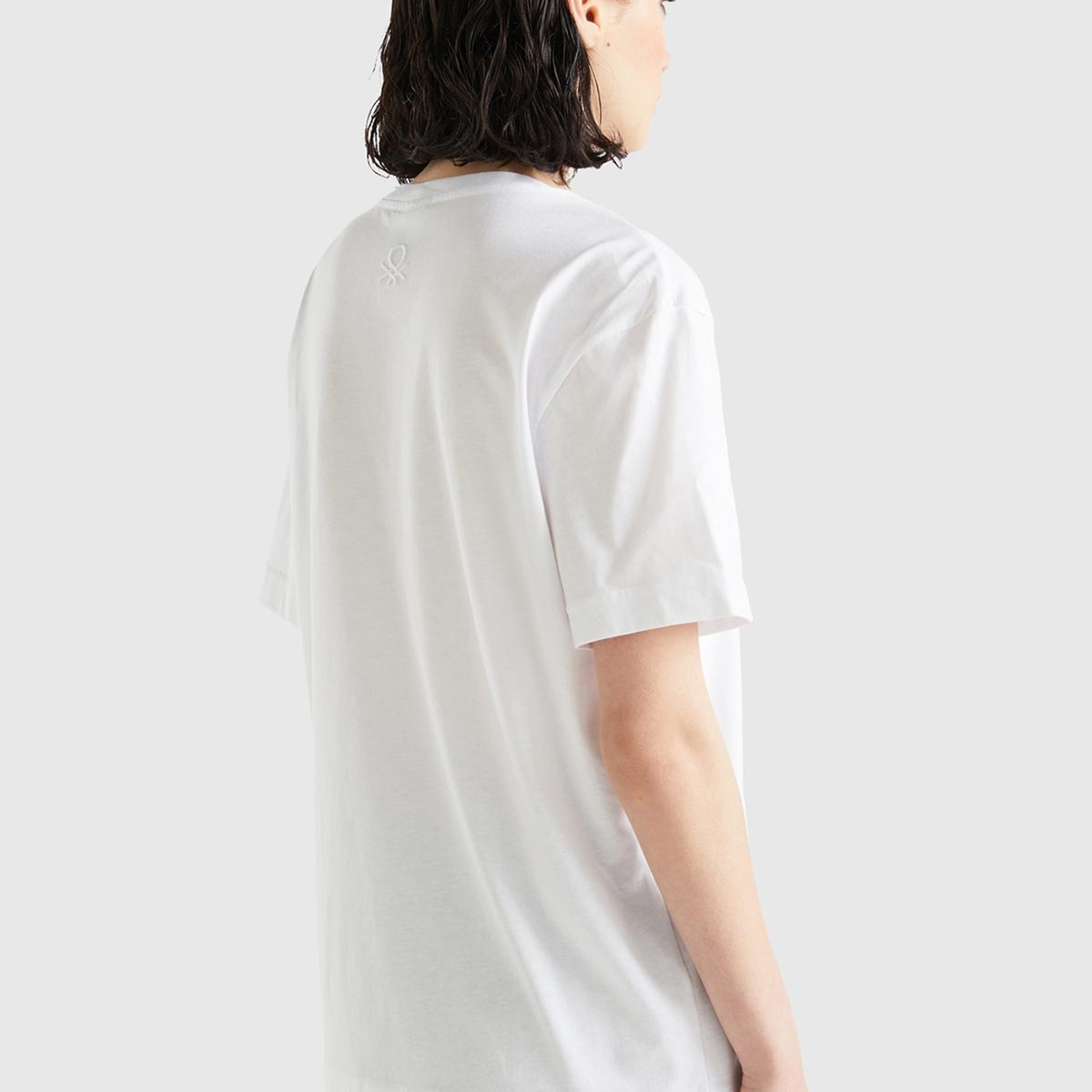 Unisex Beyaz %100 Koton Disney Baskılı T-Shirt