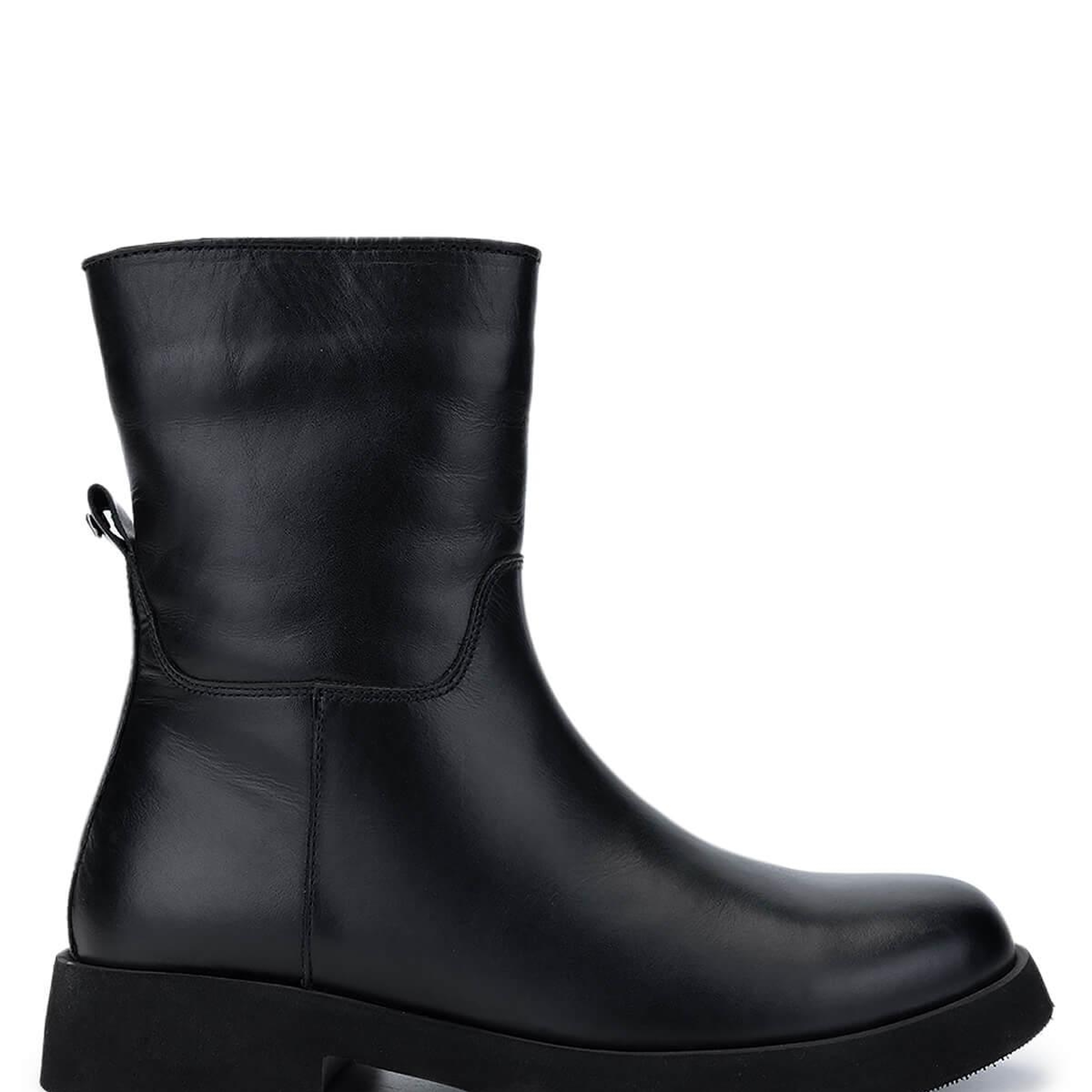 Tamer Tanca Kadın Hakiki Deri Siyah Deri Casual Bot