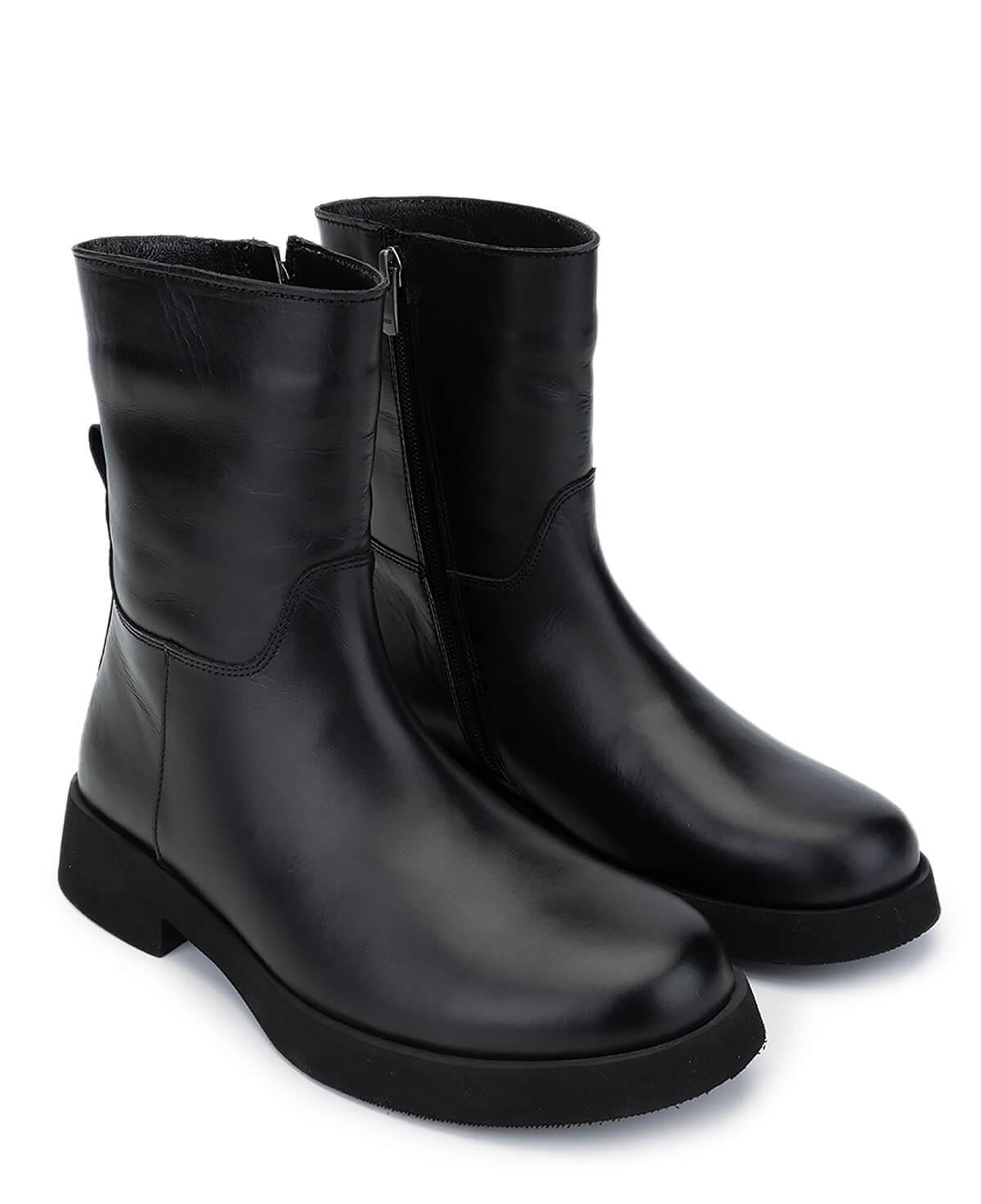 Tamer Tanca Kadın Hakiki Deri Siyah Deri Casual Bot