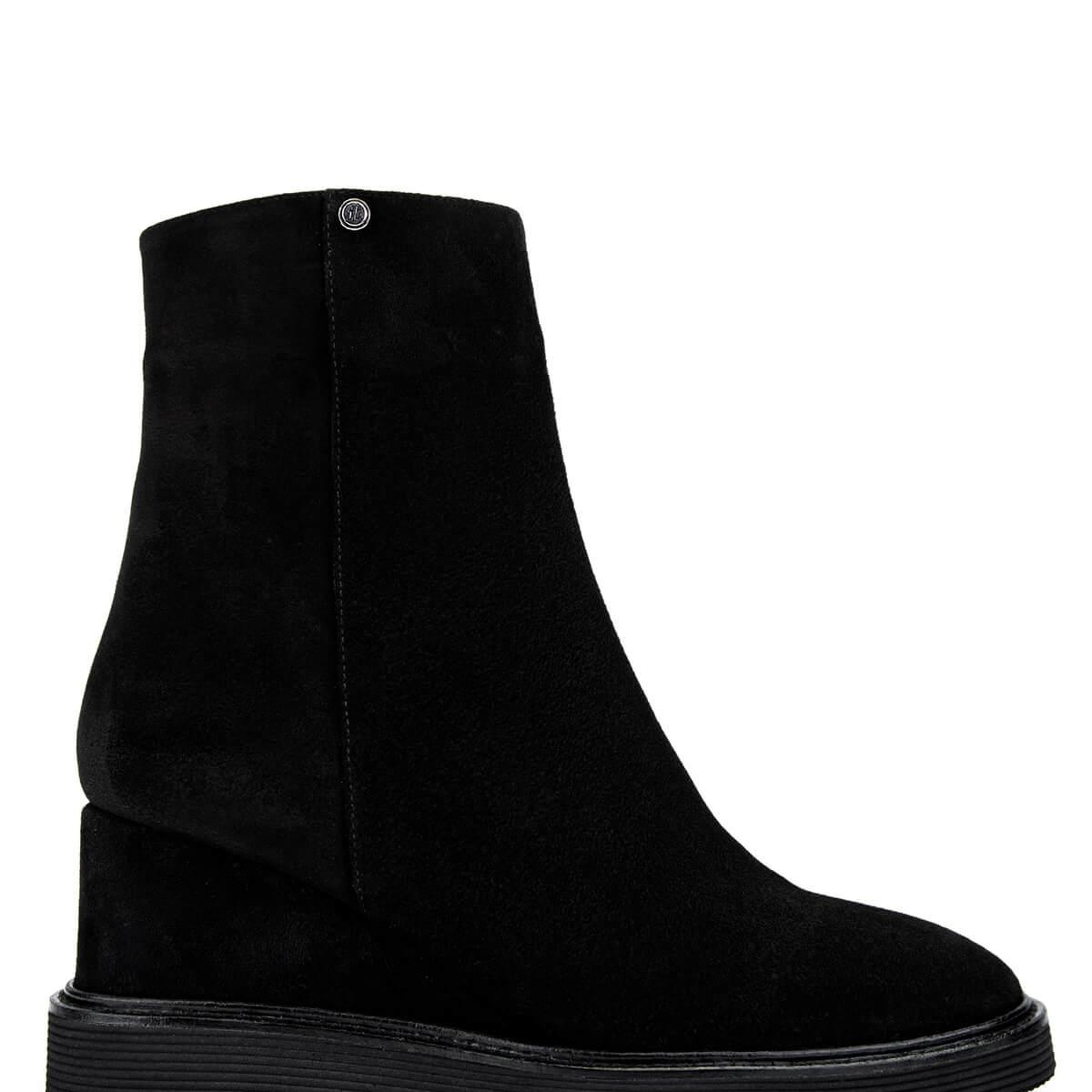 Tamer Tanca Kadın Hakiki Deri Siyah Süet Casual Bot