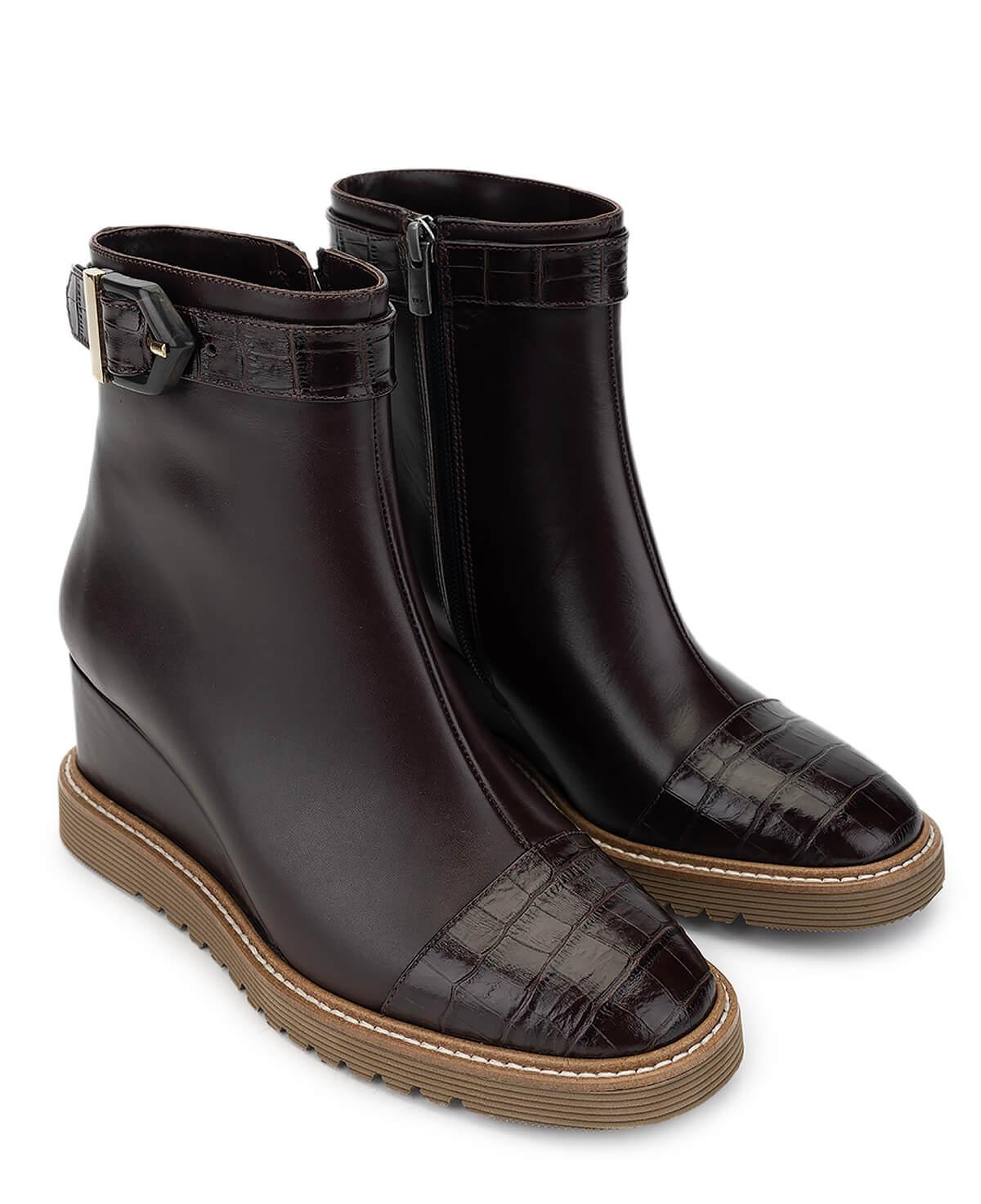 Tamer Tanca Kadın Hakiki Deri Kahverengi Casual Bot