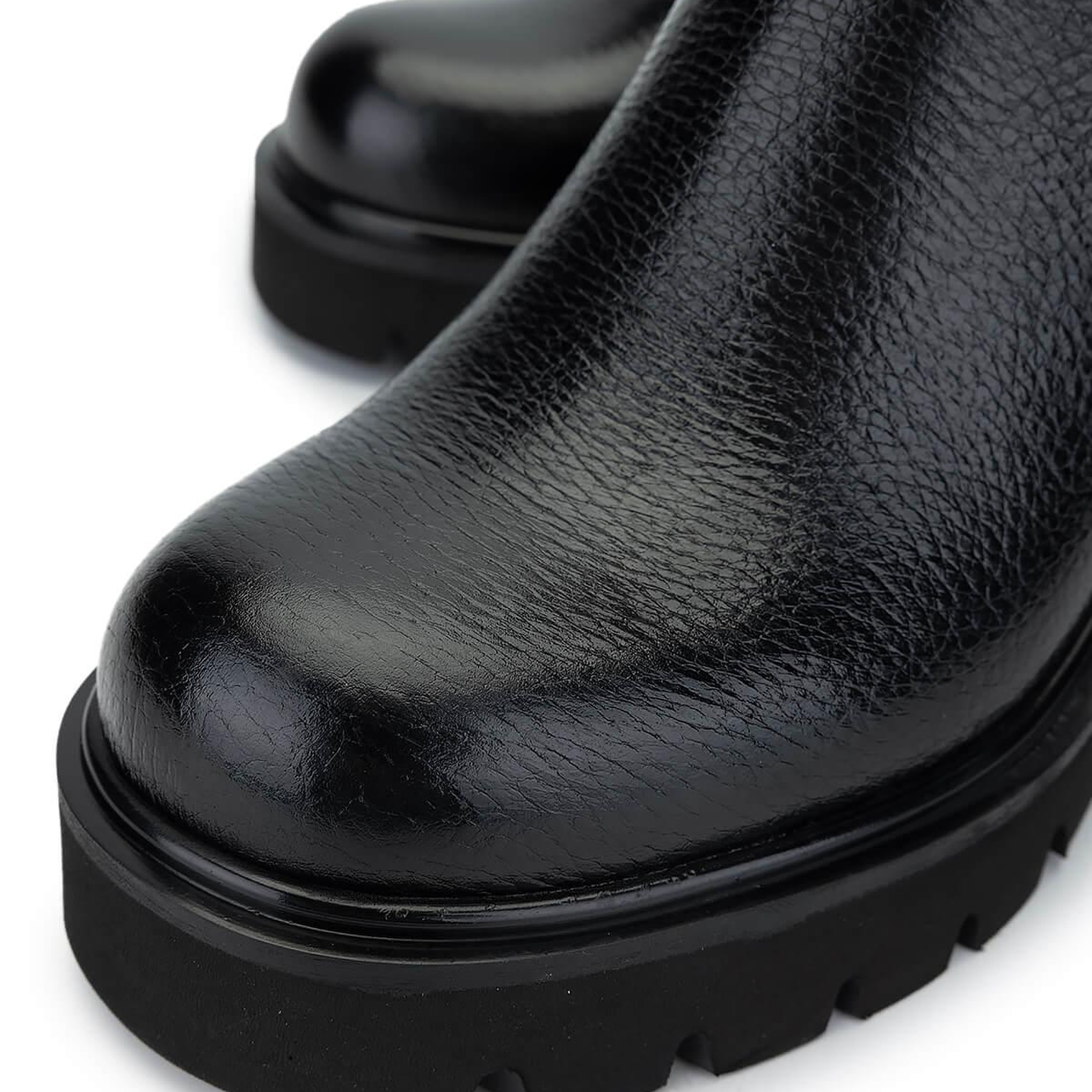 Tamer Tanca Kadın Hakiki Deri Siyah Floter Casual Bot