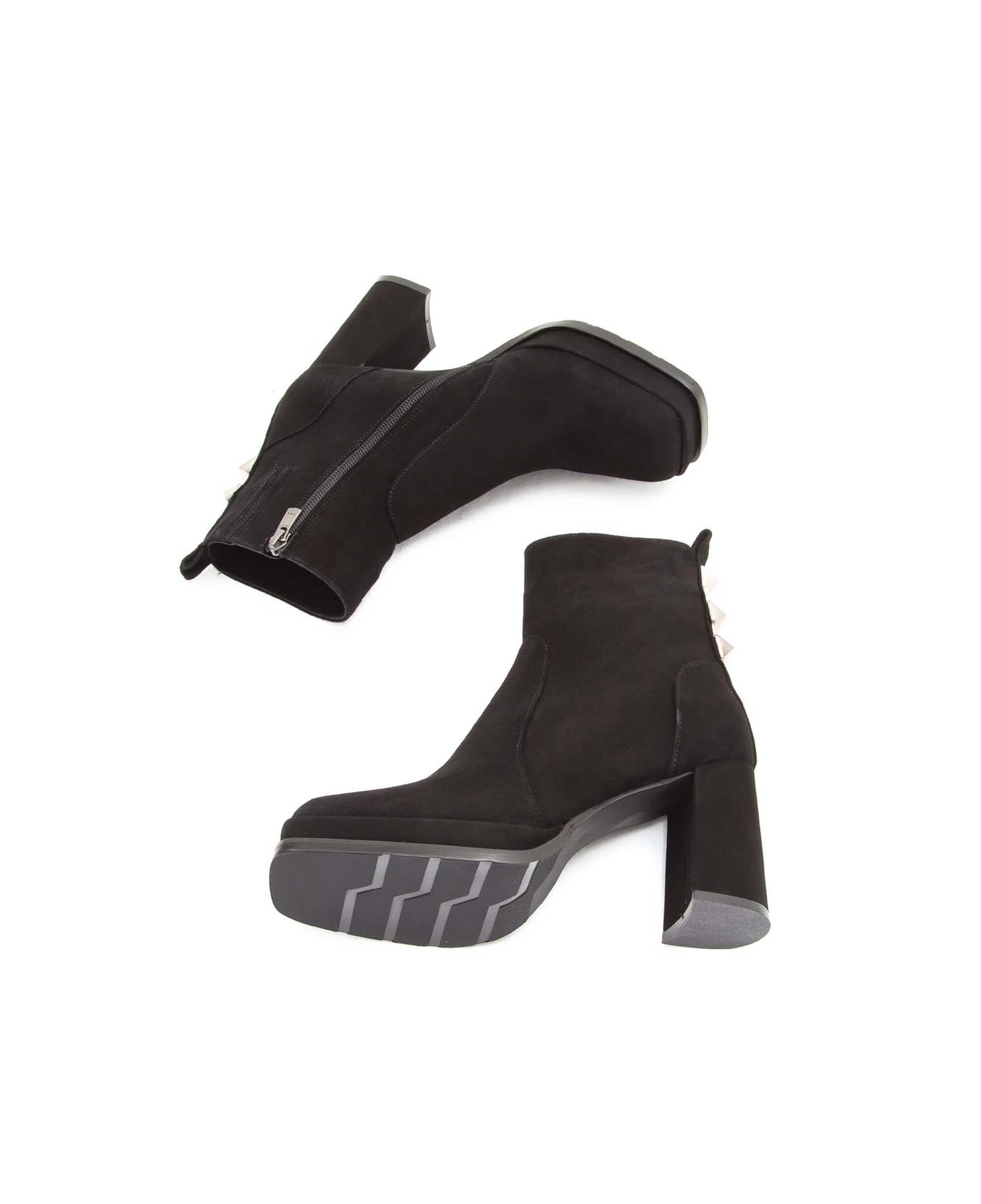 Tamer Tanca Kadın Hakiki Deri Siyah Süet Casual Bot