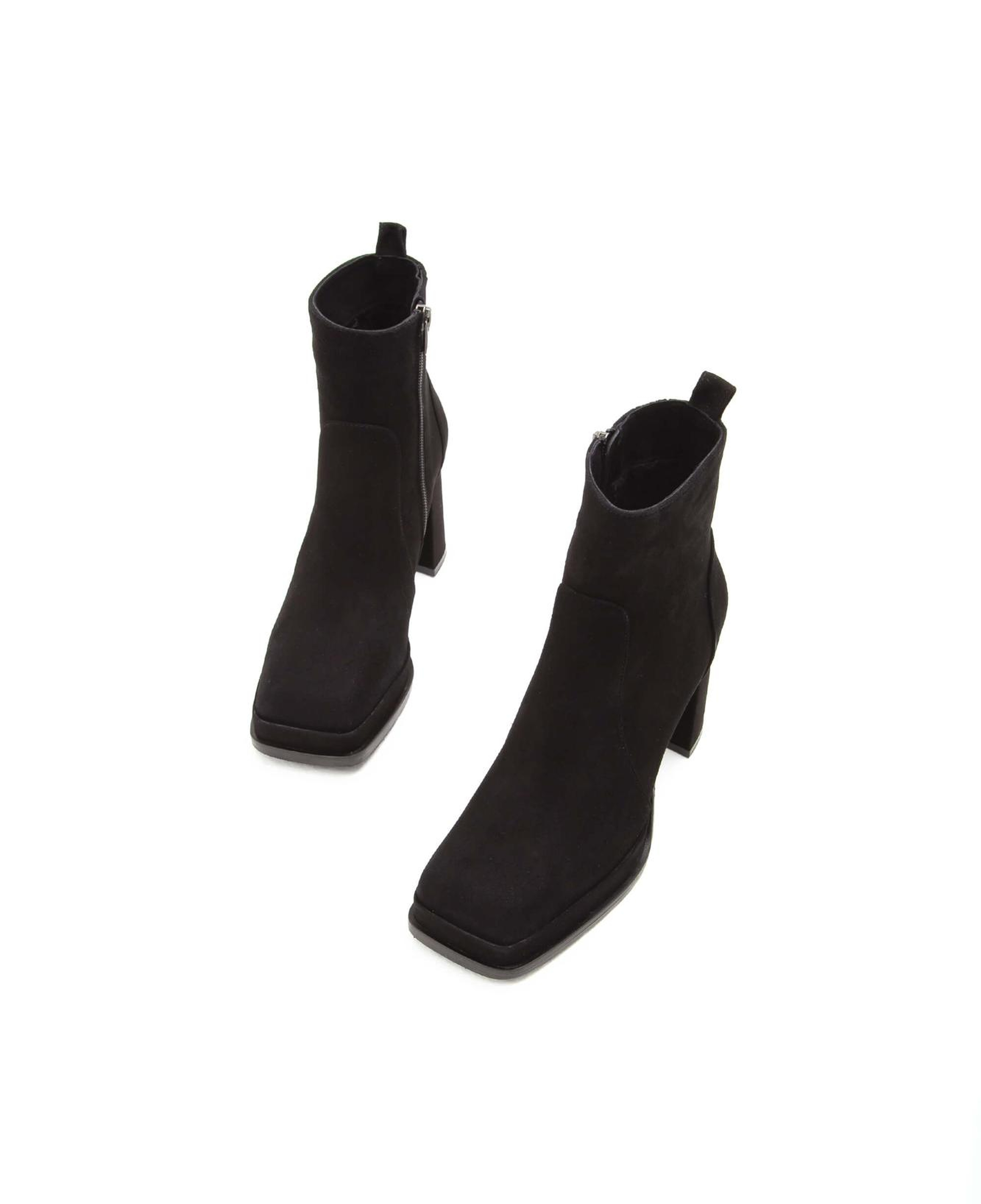 Tamer Tanca Kadın Hakiki Deri Siyah Süet Casual Bot