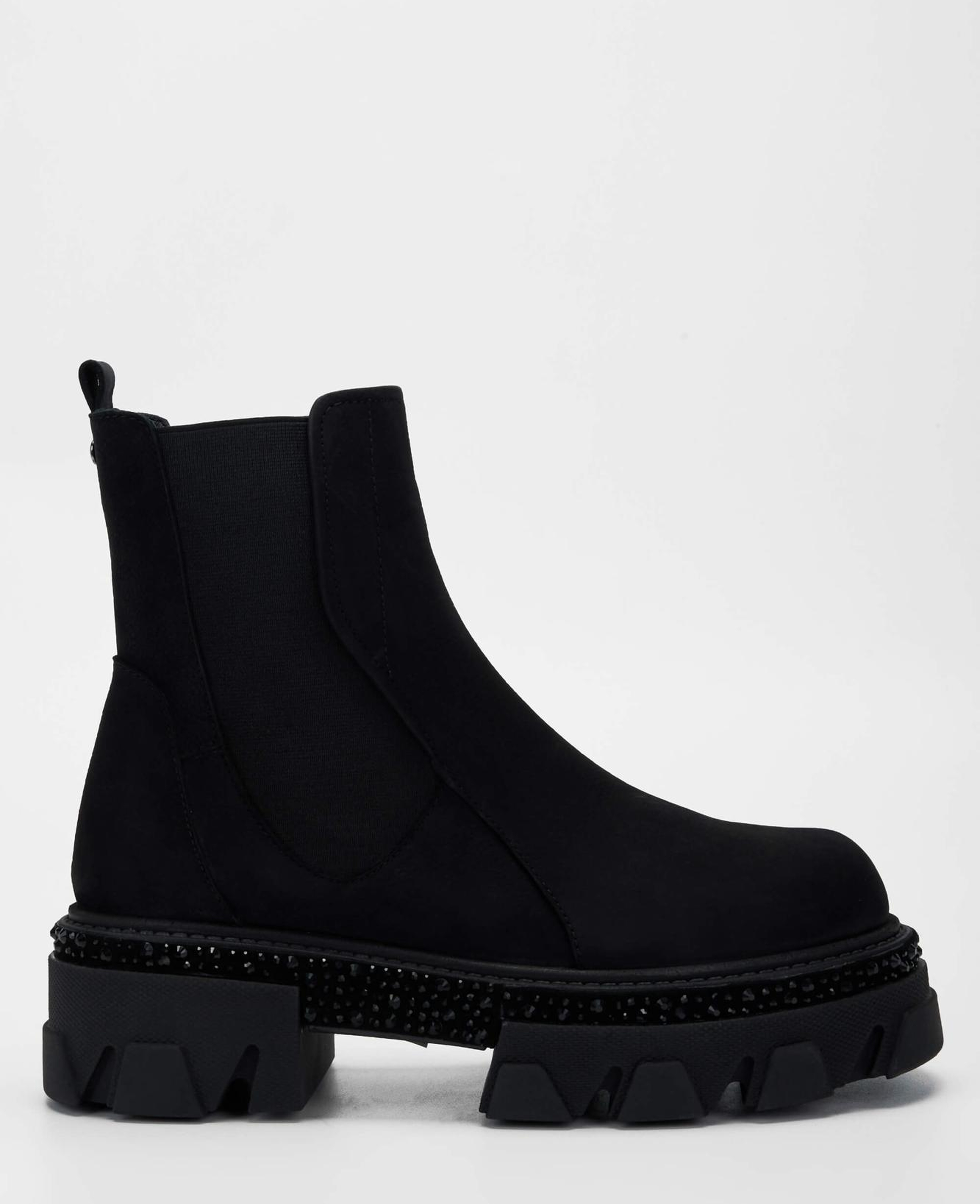 Tamer Tanca Kadın Hakiki Deri Siyah Nubuk Casual Bot