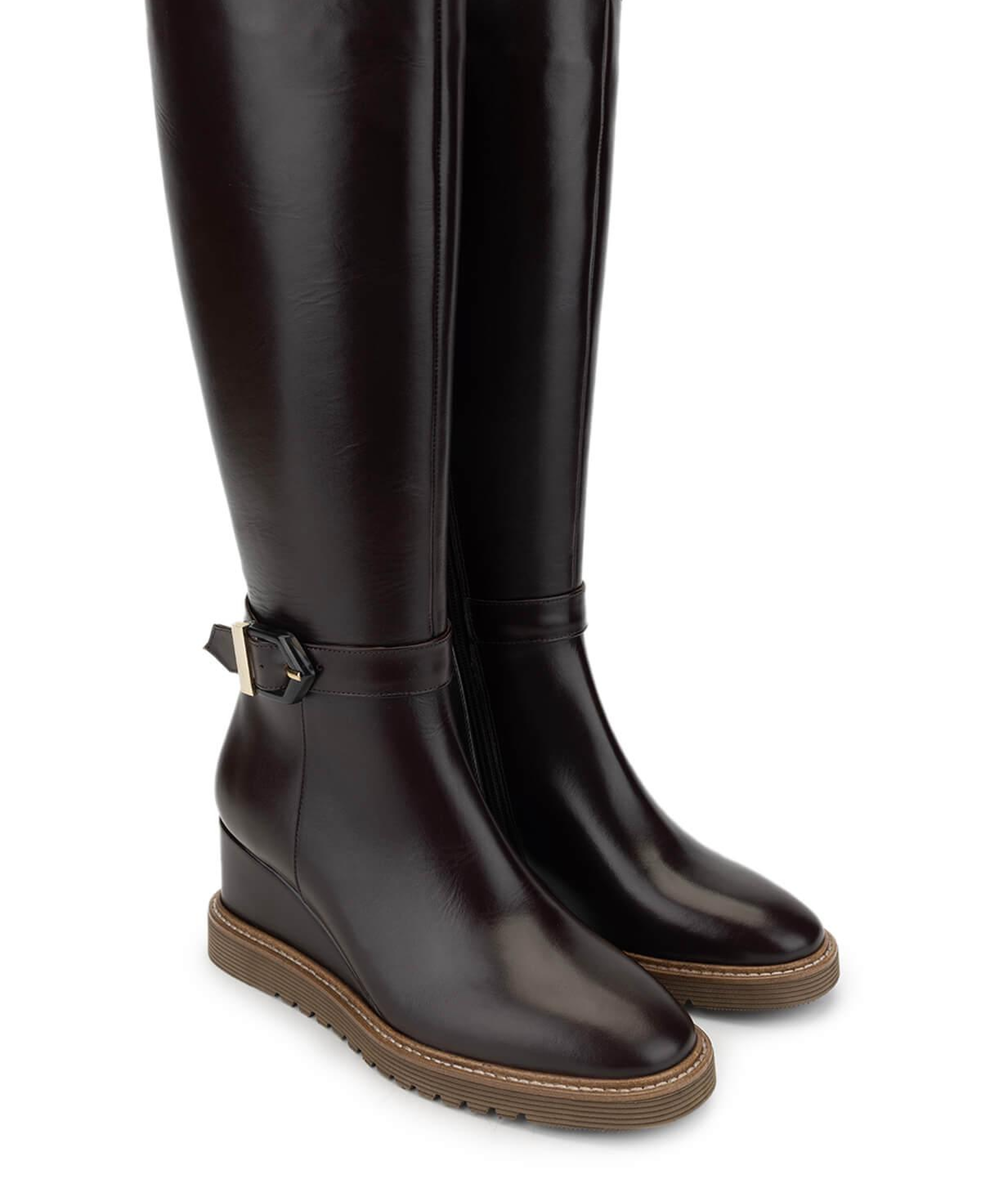 Tamer Tanca Kadın Hakiki Deri Kahverengi Casual Çizme