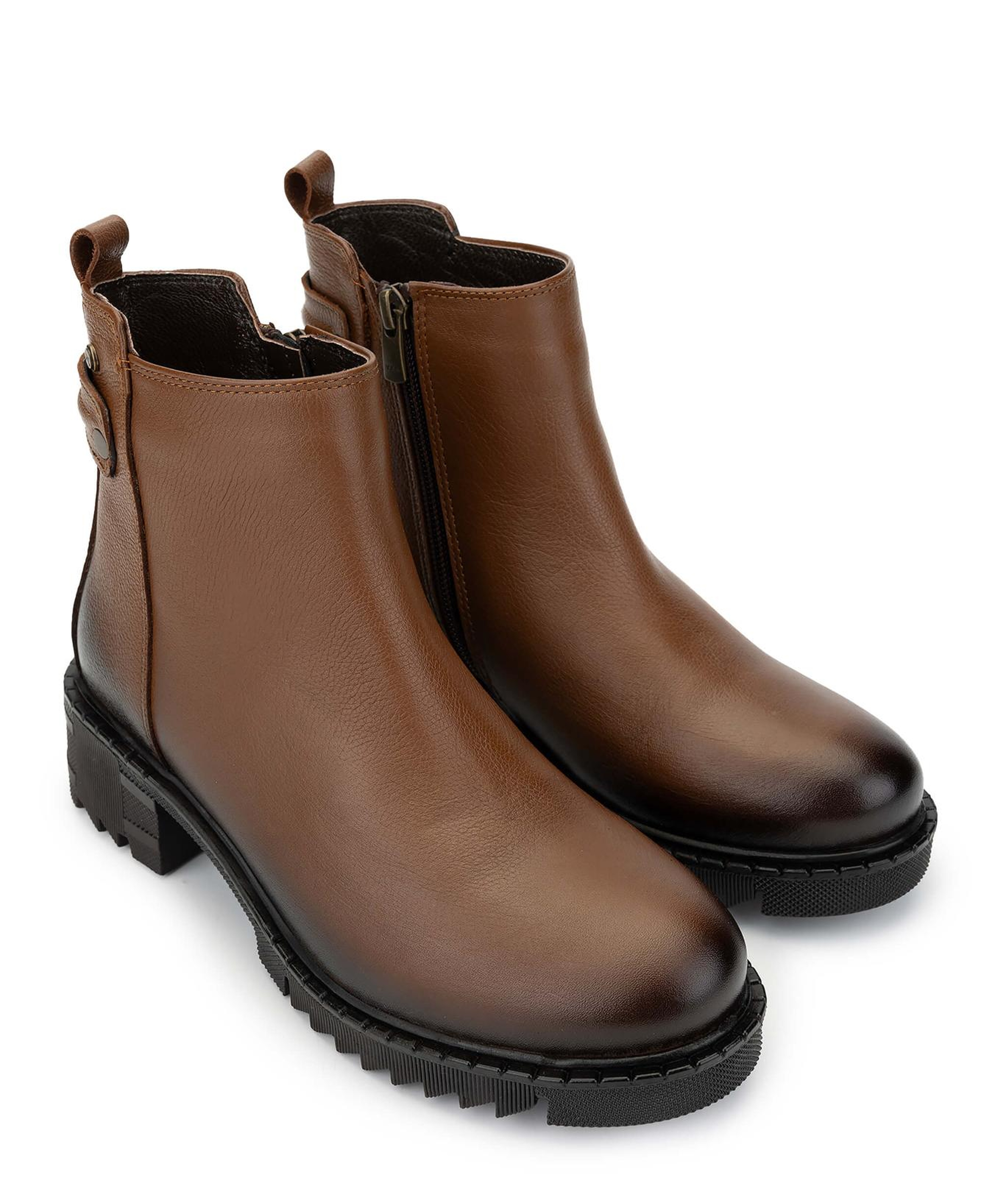 Tamer Tanca Kadın Hakiki Deri Taba Casual Bot