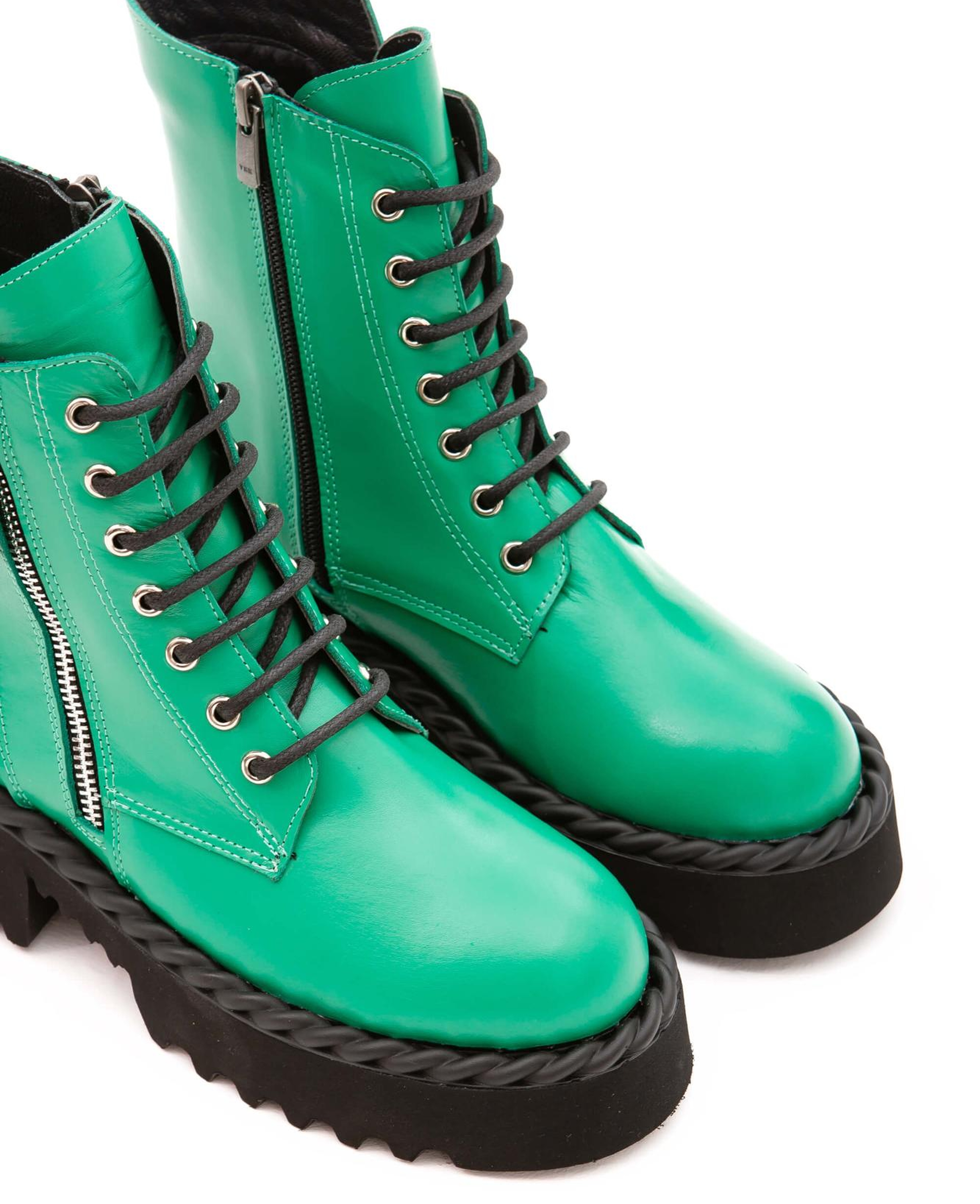 Tamer Tanca Kadın Hakiki Deri Yeşil POSTAL Bot