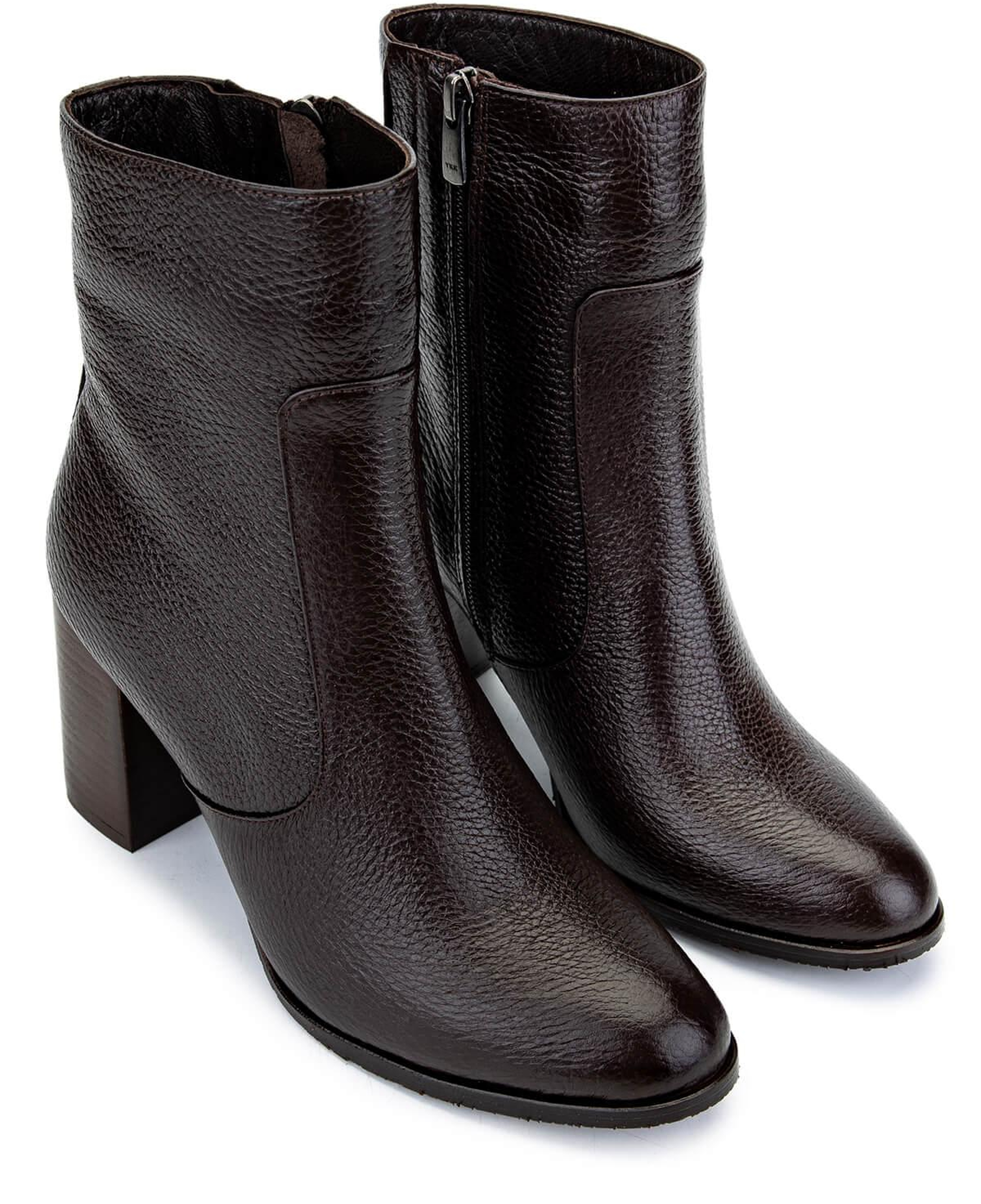 Tamer Tanca Kadın Hakiki Deri Kahverengi Floter Klasik Bot