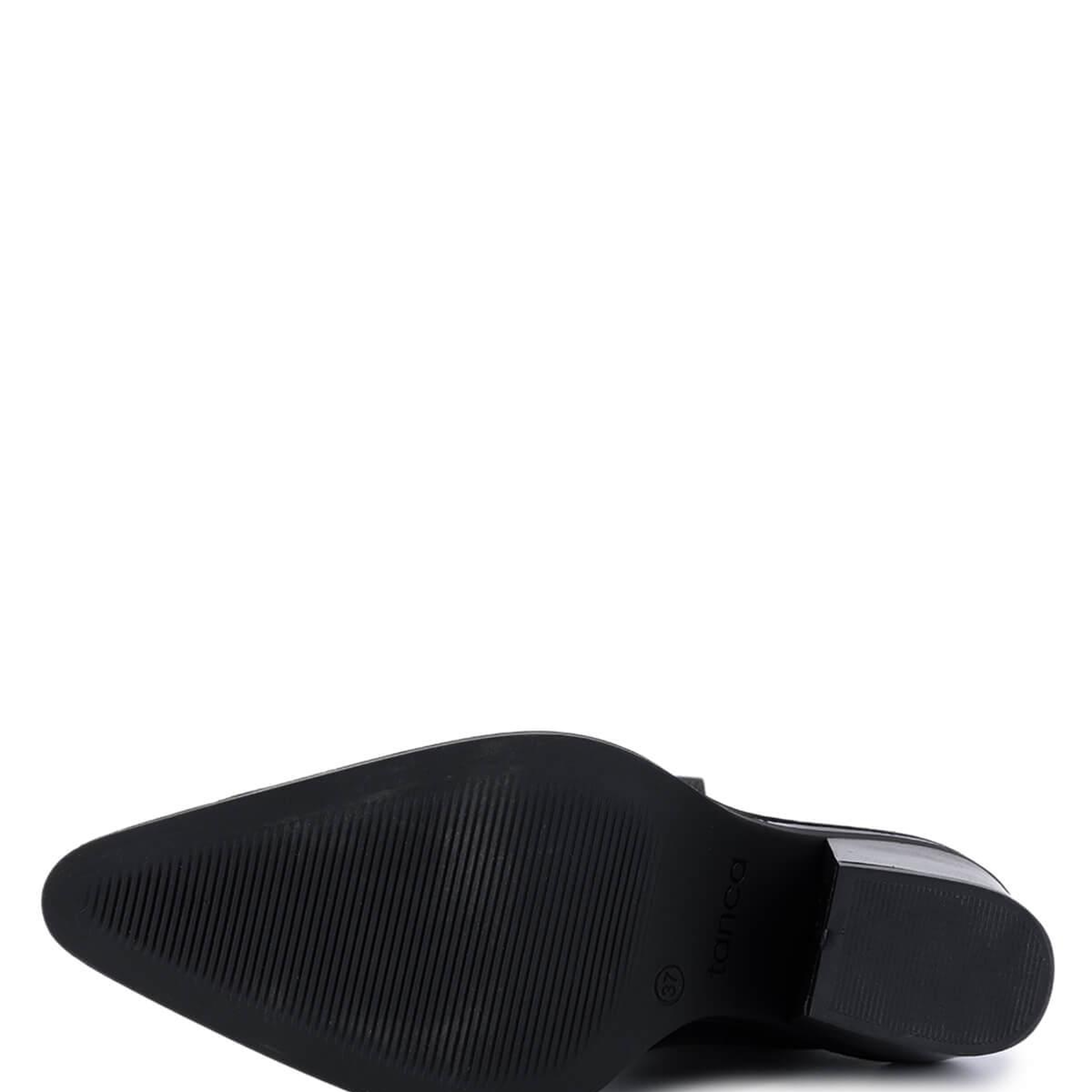 Tamer Tanca Kadın Hakiki Deri Siyah Floter Klasik Bot