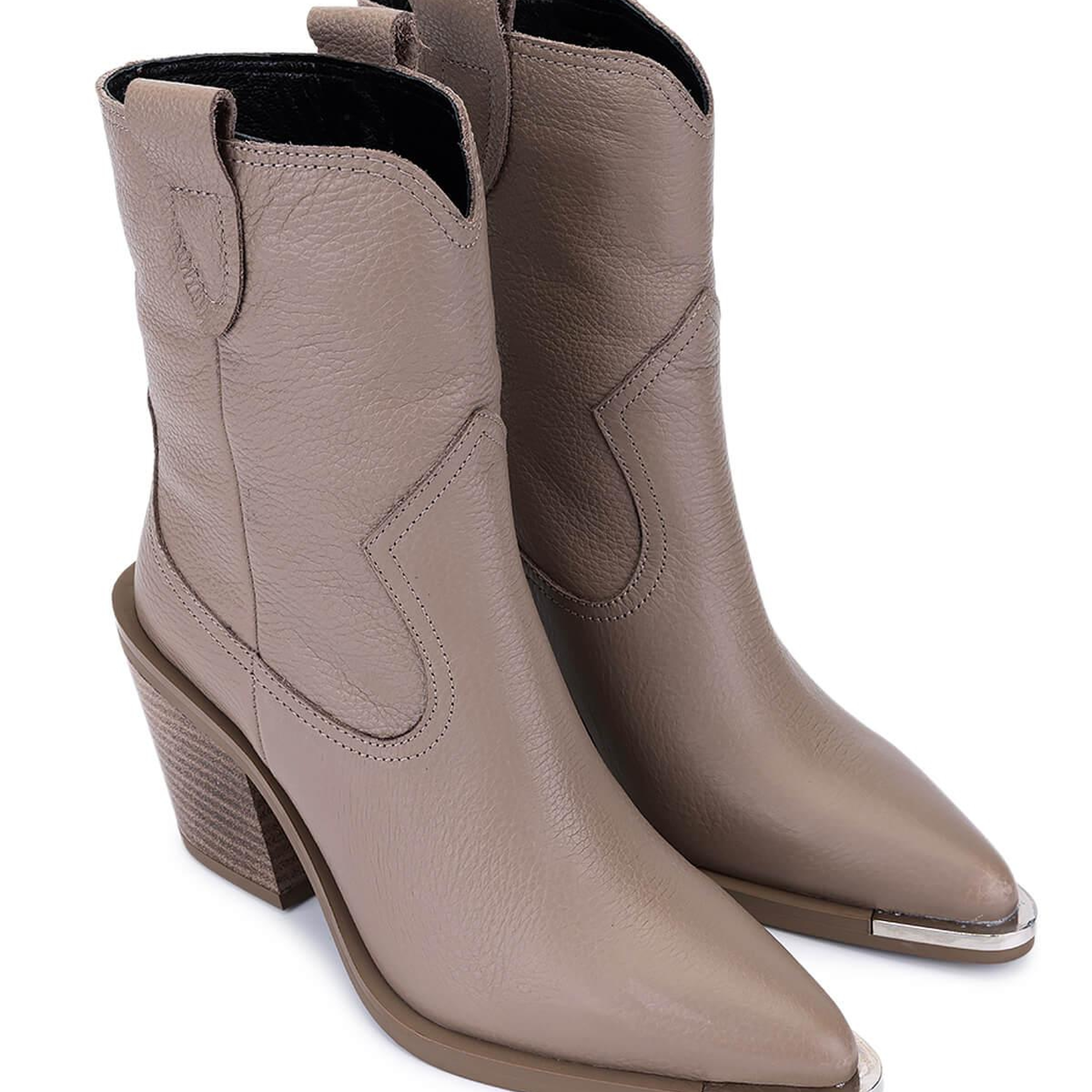 Tamer Tanca Kadın Hakiki Deri Vizon Klasik Bot