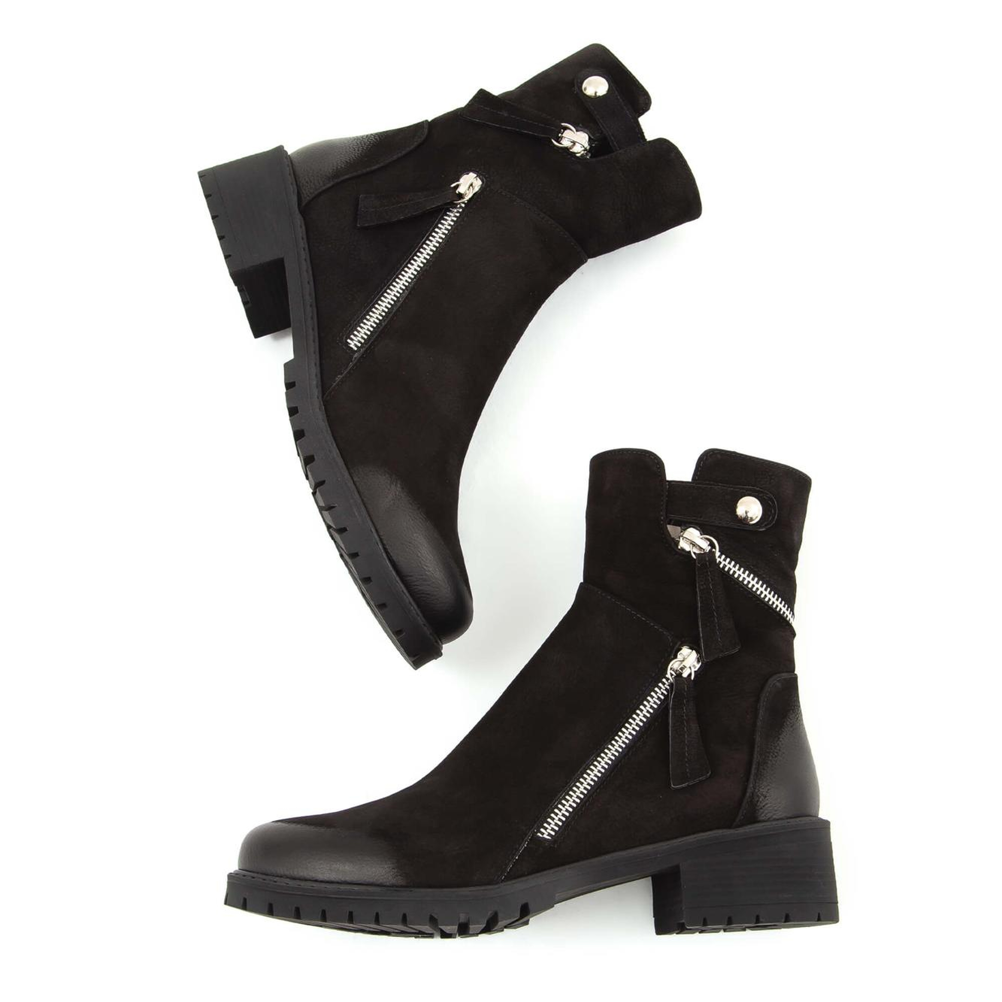 Tamer Tanca Kadın Hakiki Deri Siyah Nubuk Casual Bot