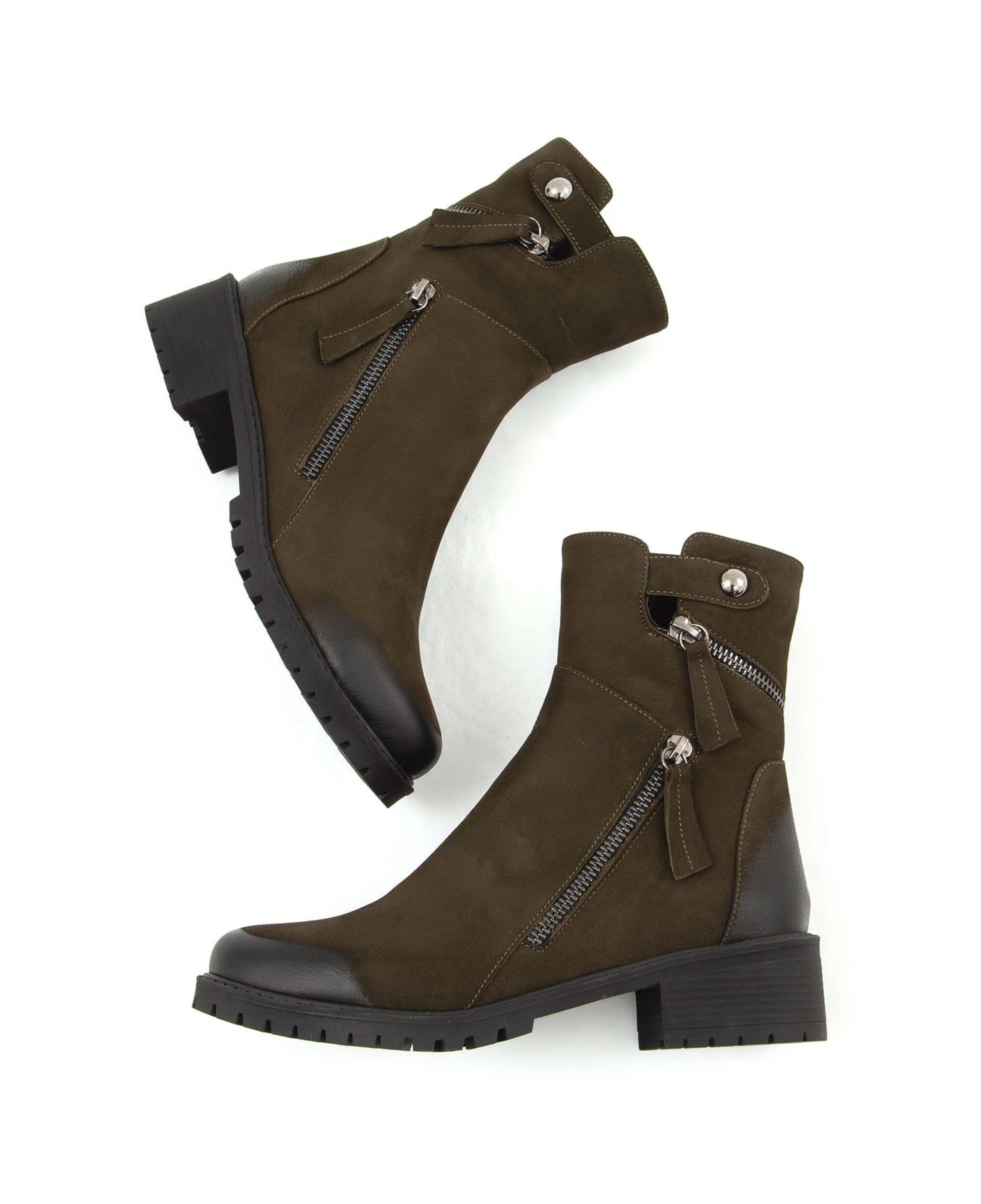 Tamer Tanca Kadın Hakiki Deri Yeşil Casual Bot