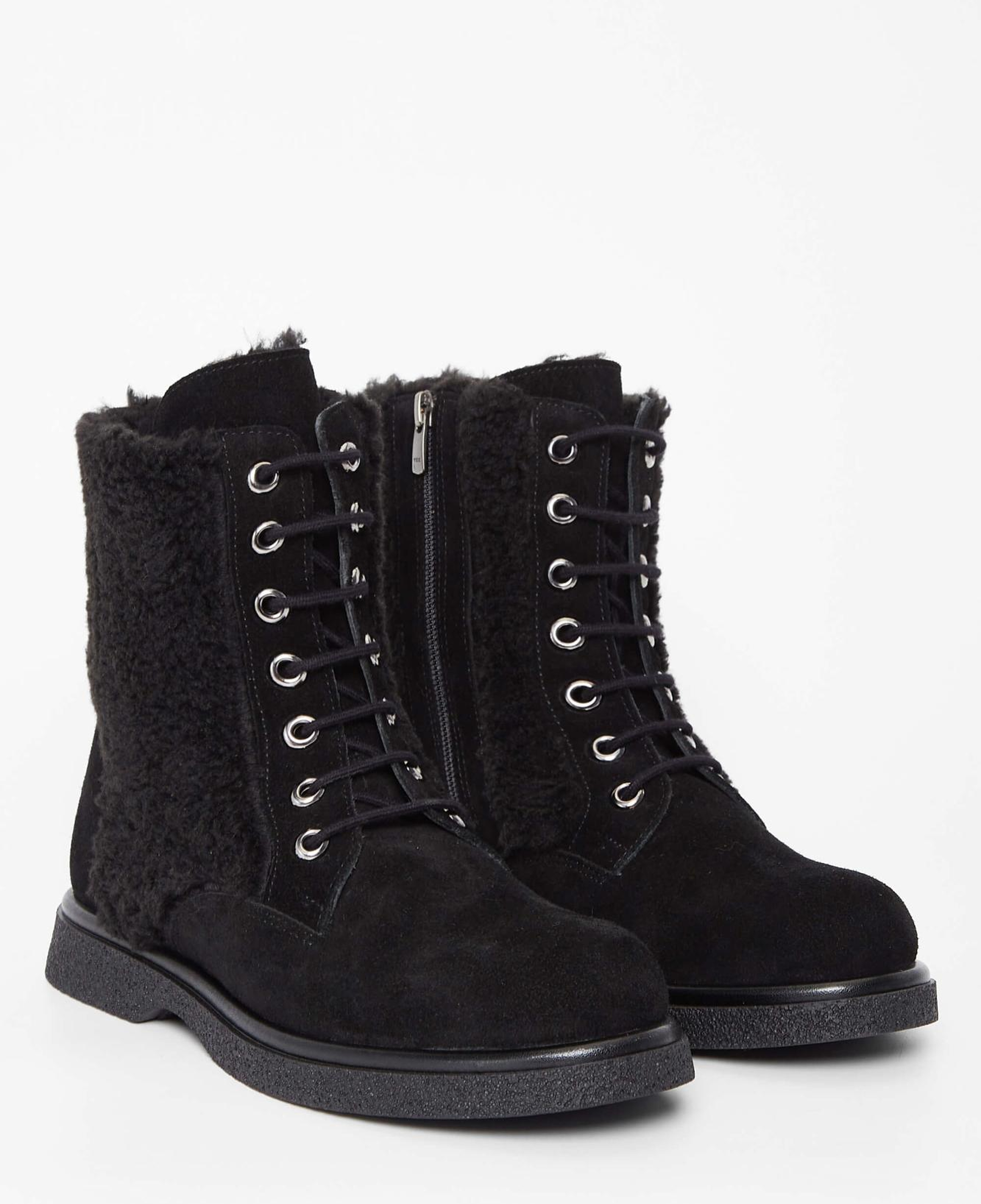 Tamer Tanca Kadın Hakiki Deri Siyah Süet Casual Bot