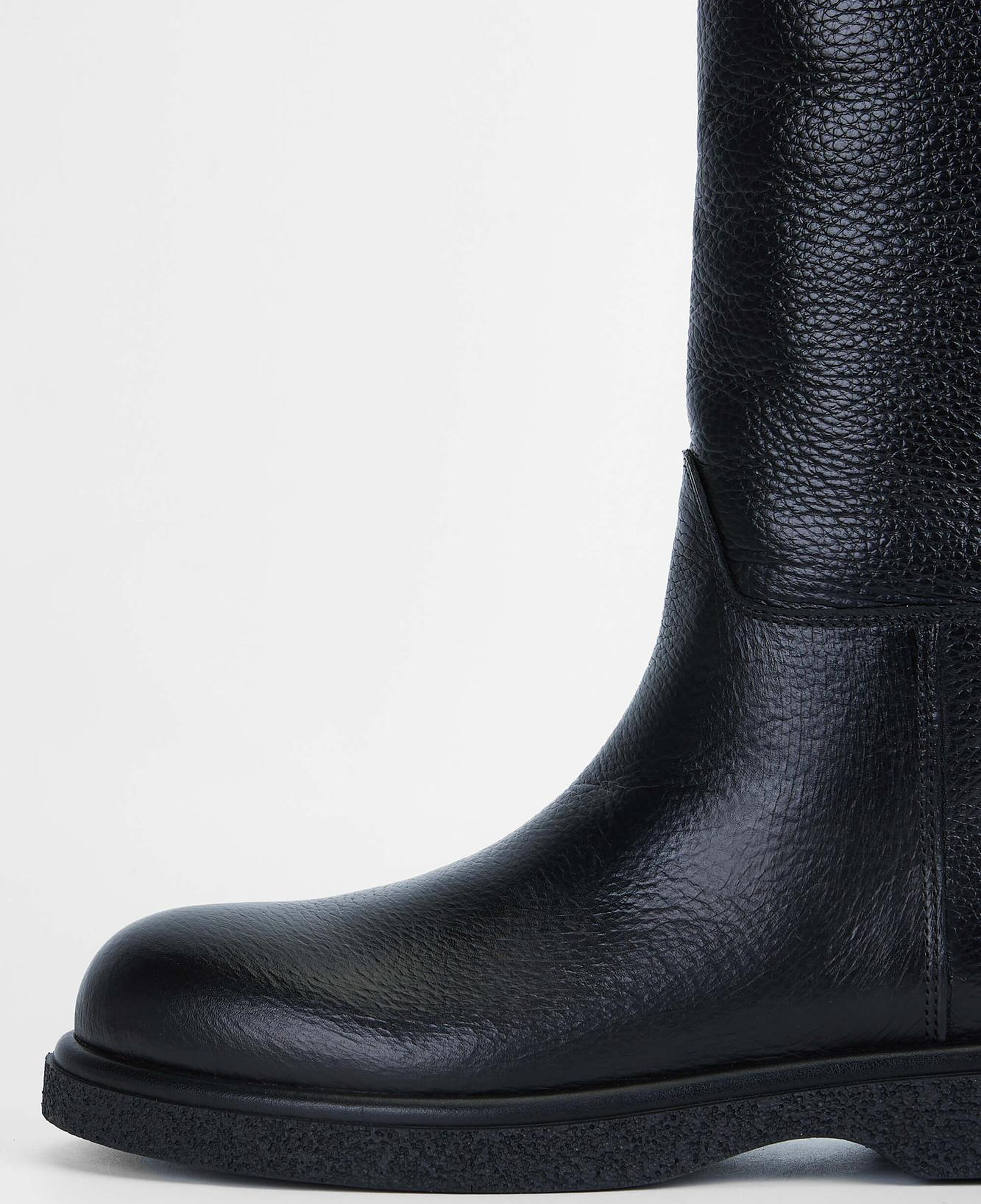 Tamer Tanca Kadın Hakiki Deri Siyah Casual Çizme