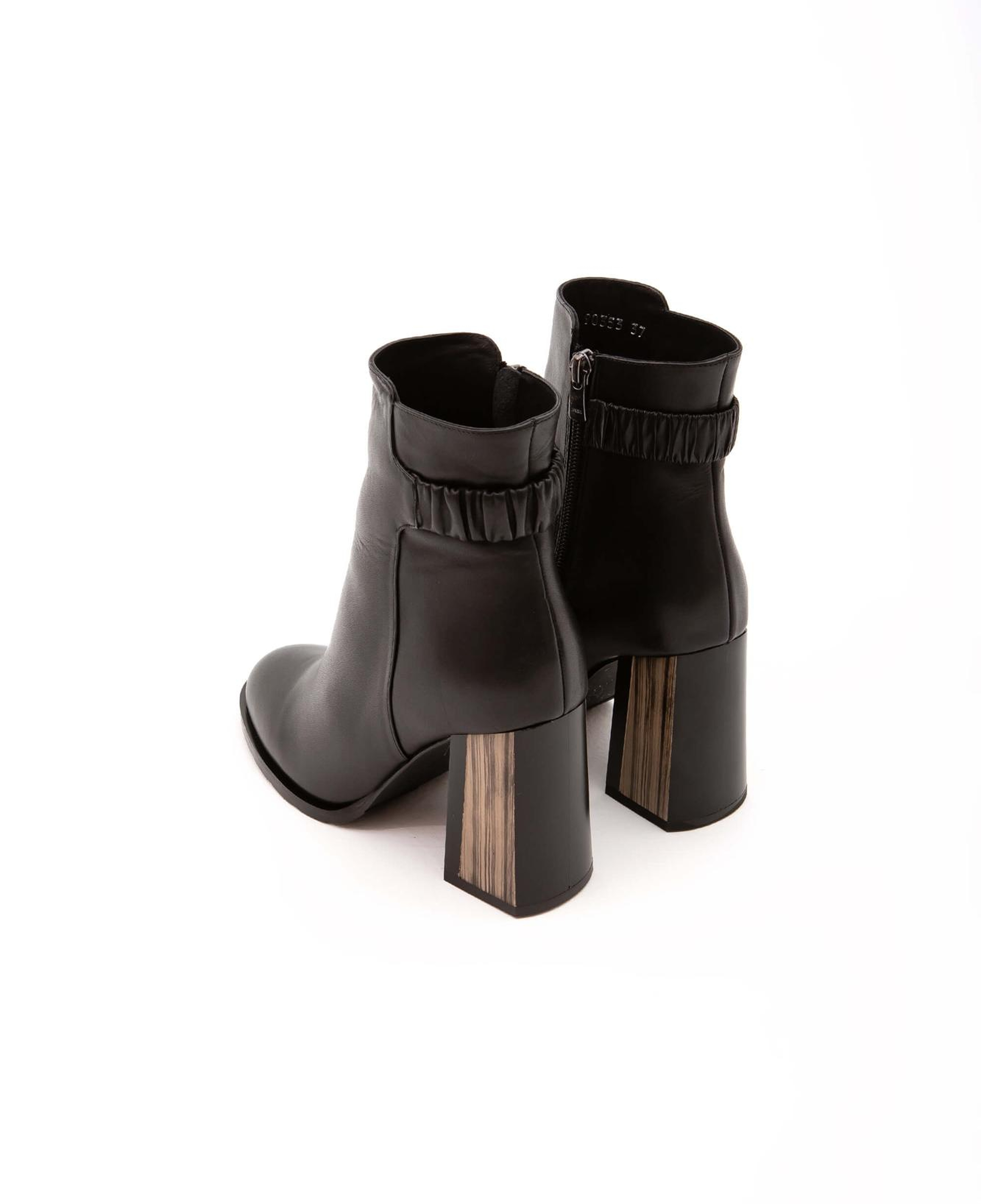 Tamer Tanca Kadın Hakiki Deri Siyah Casual Bot