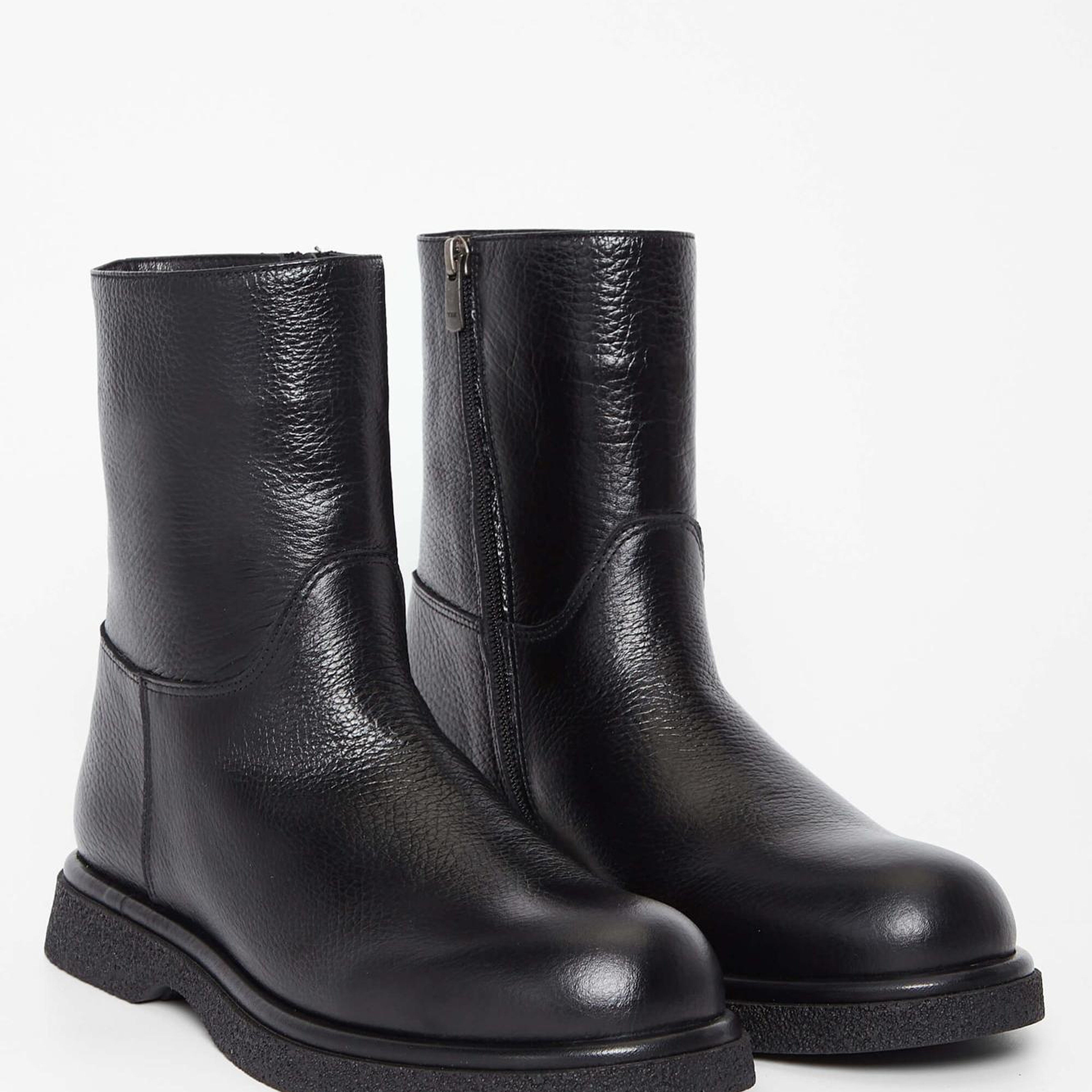 Tamer Tanca Kadın Hakiki Deri Siyah Casual Bot