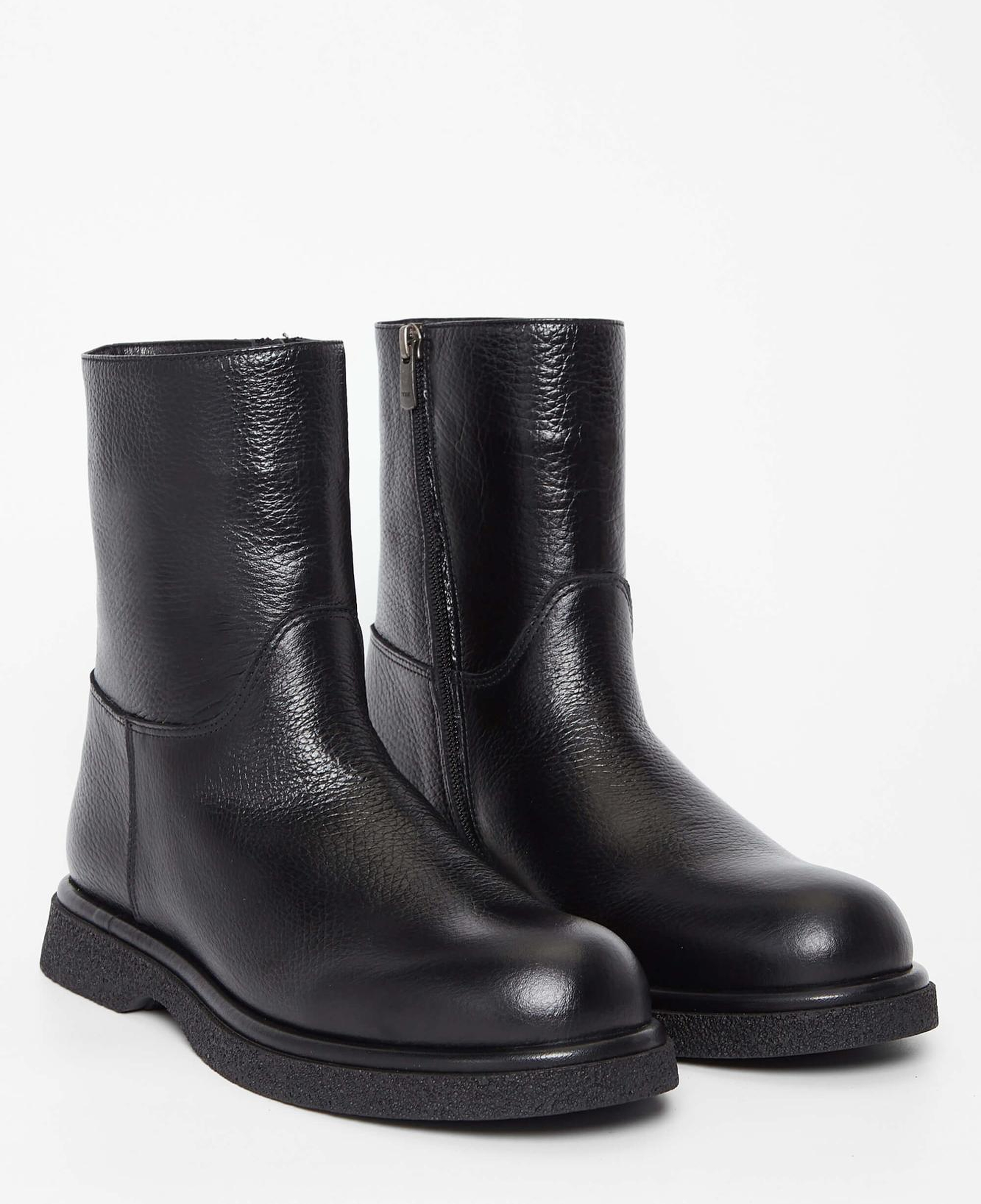 Tamer Tanca Kadın Hakiki Deri Siyah Casual Bot