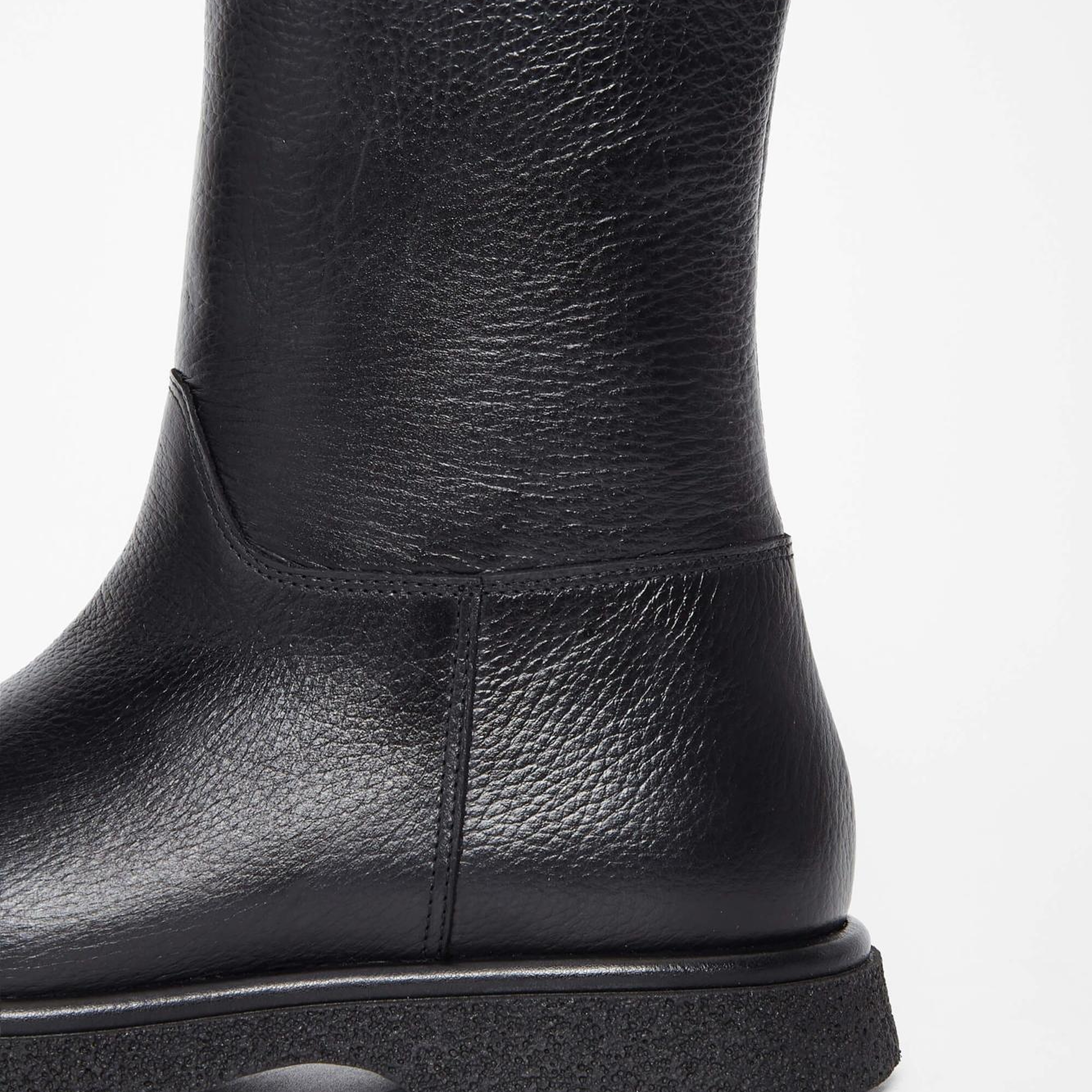 Tamer Tanca Kadın Hakiki Deri Siyah Casual Bot