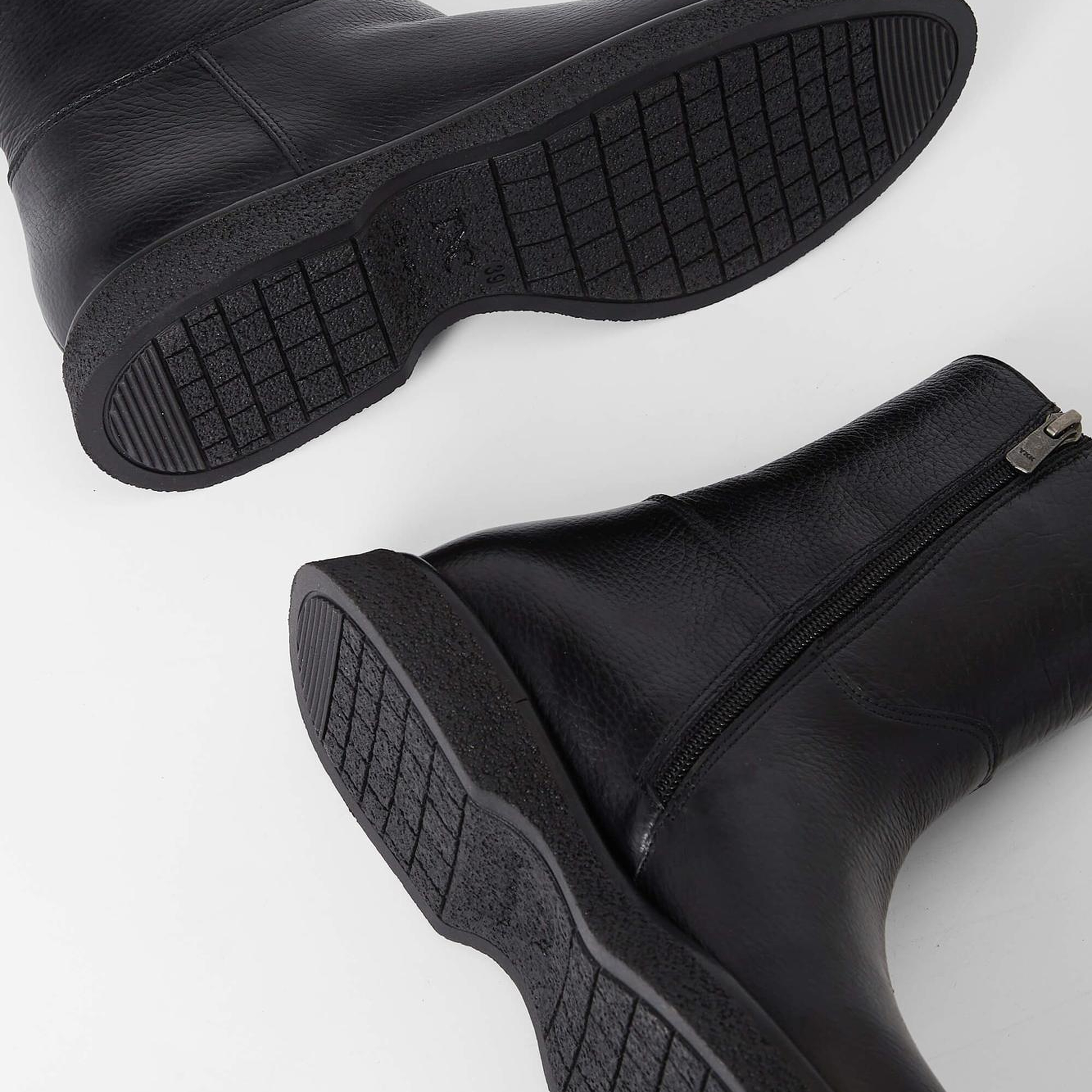 Tamer Tanca Kadın Hakiki Deri Siyah Casual Bot