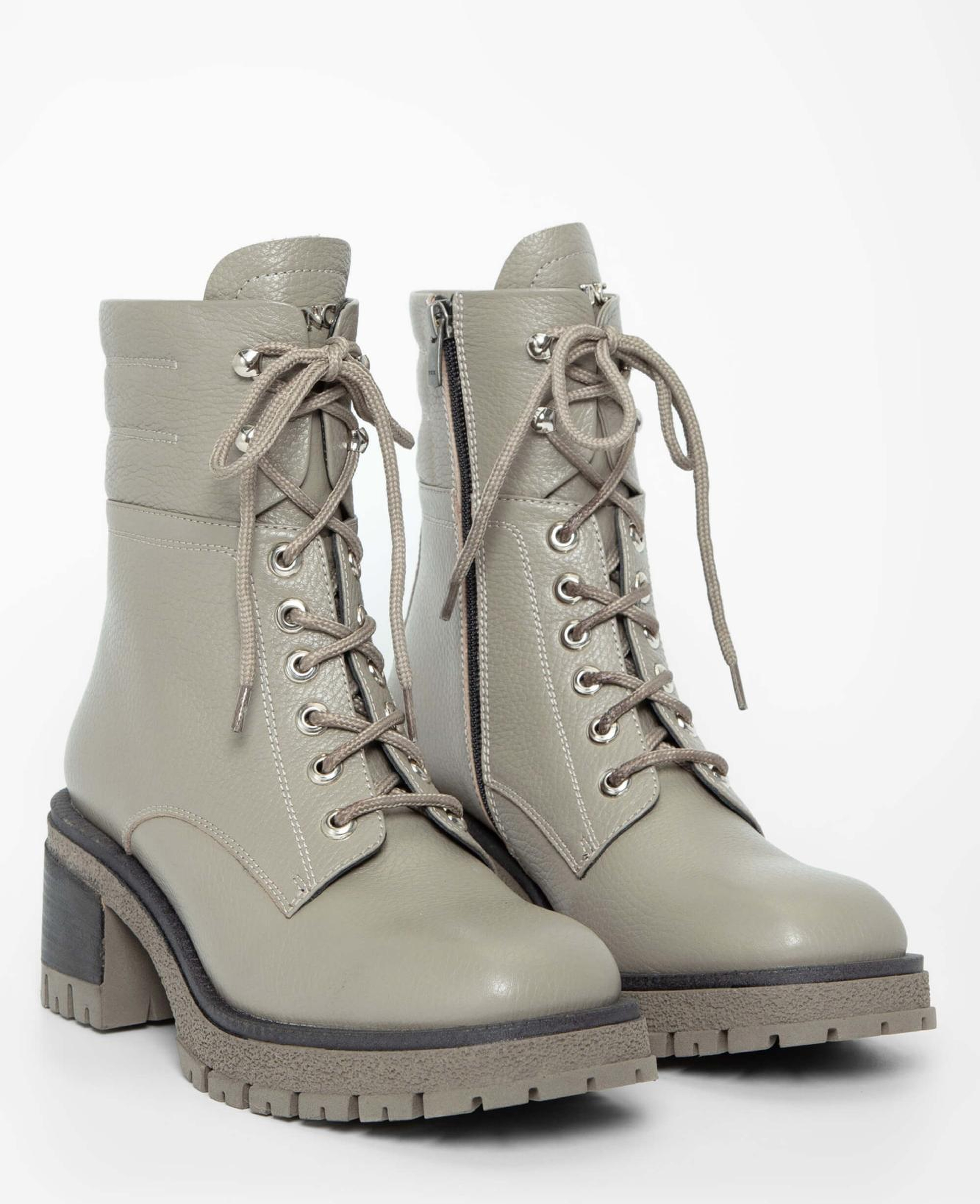 Tamer Tanca Kadın Hakiki Deri Bej Casual Bot