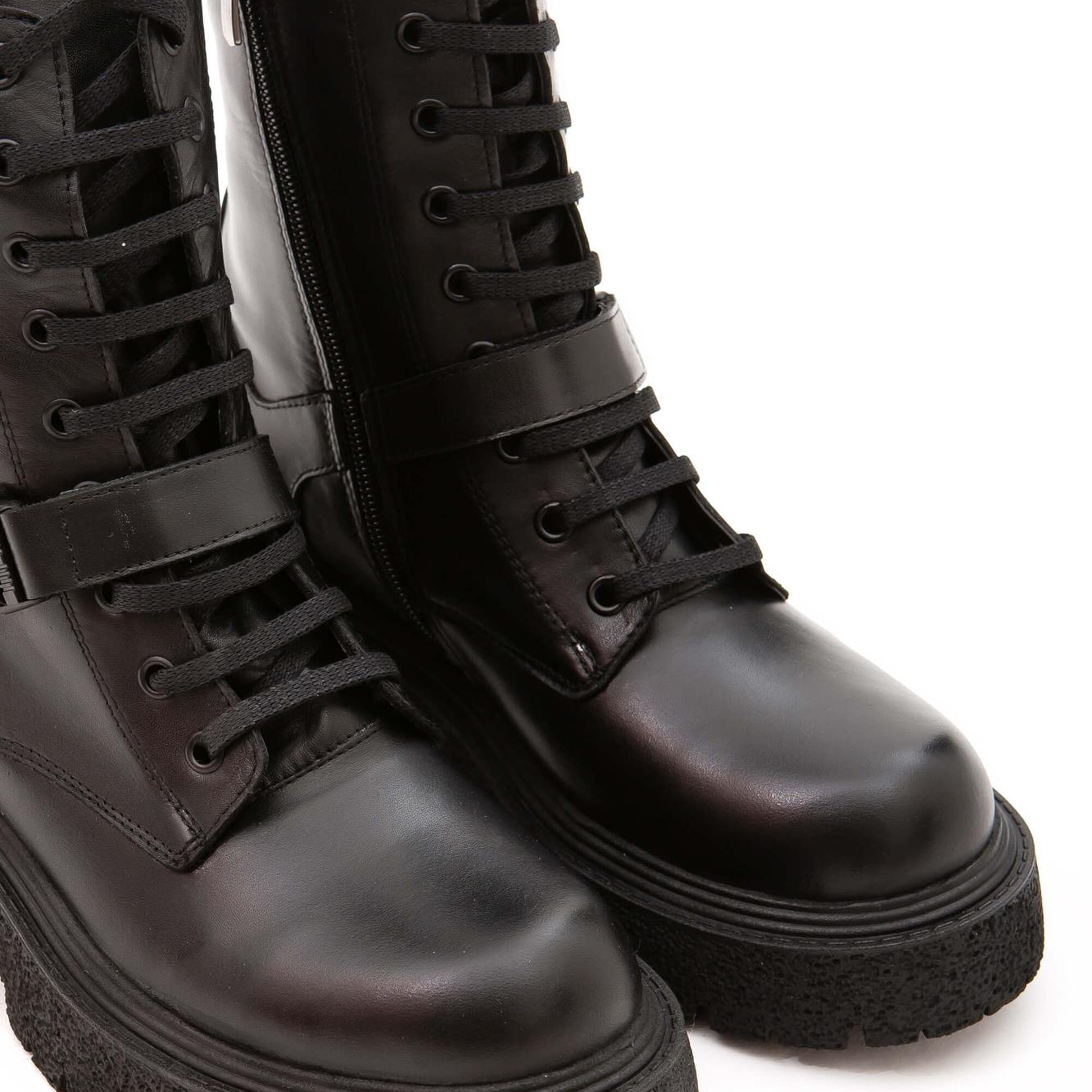 Tamer Tanca Kadın Hakiki Deri Siyah POSTAL Bot