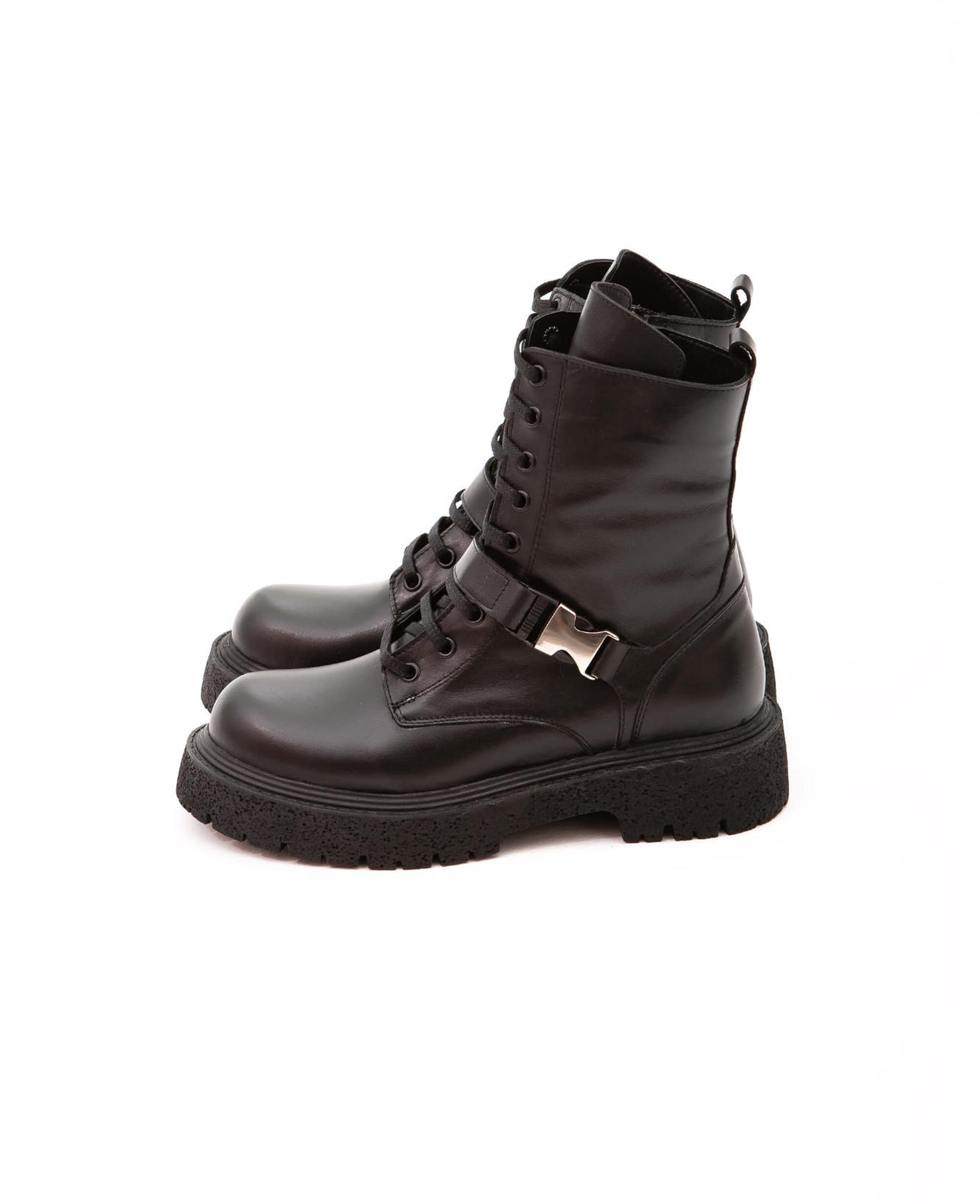 Tamer Tanca Kadın Hakiki Deri Siyah POSTAL Bot