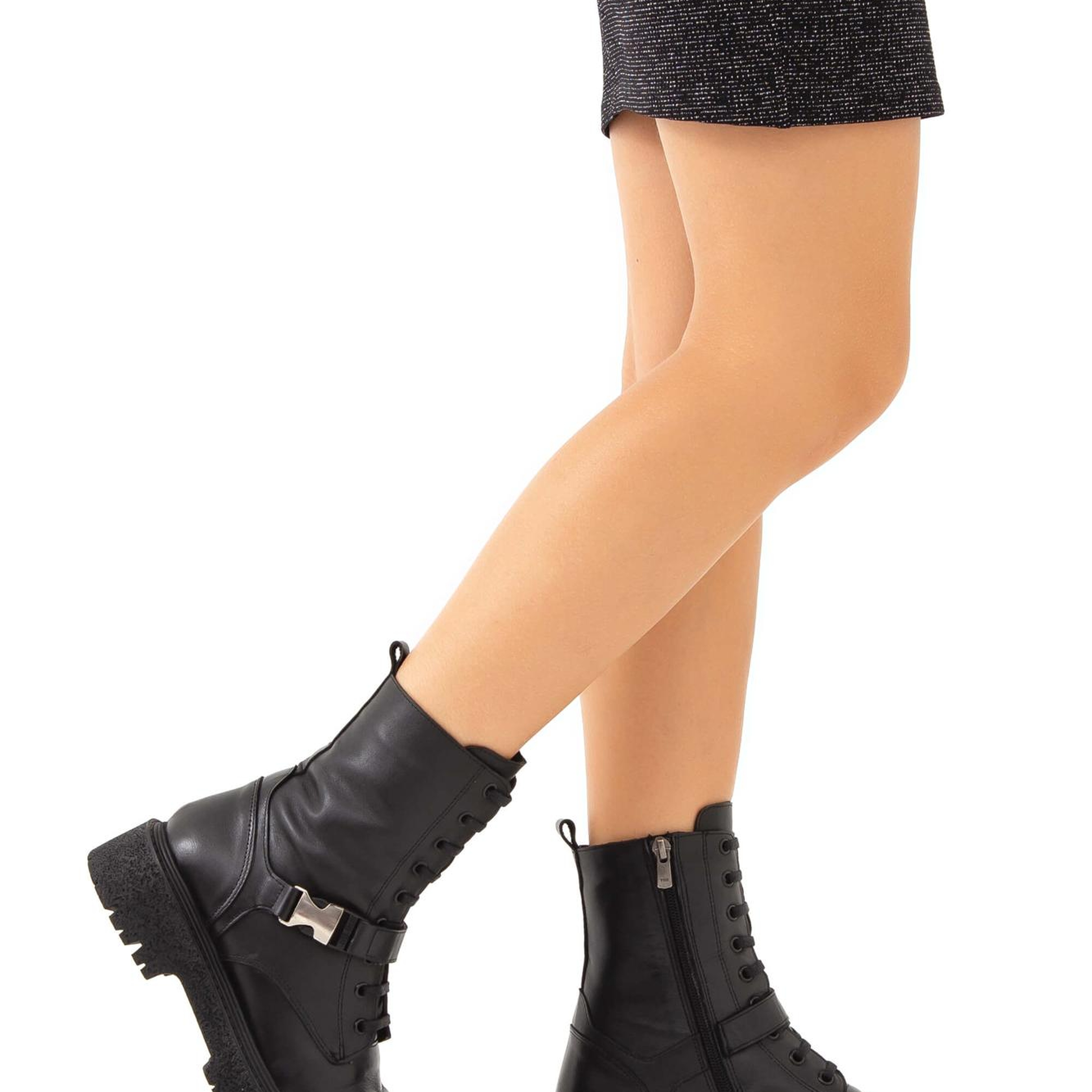 Tamer Tanca Kadın Hakiki Deri Siyah POSTAL Bot