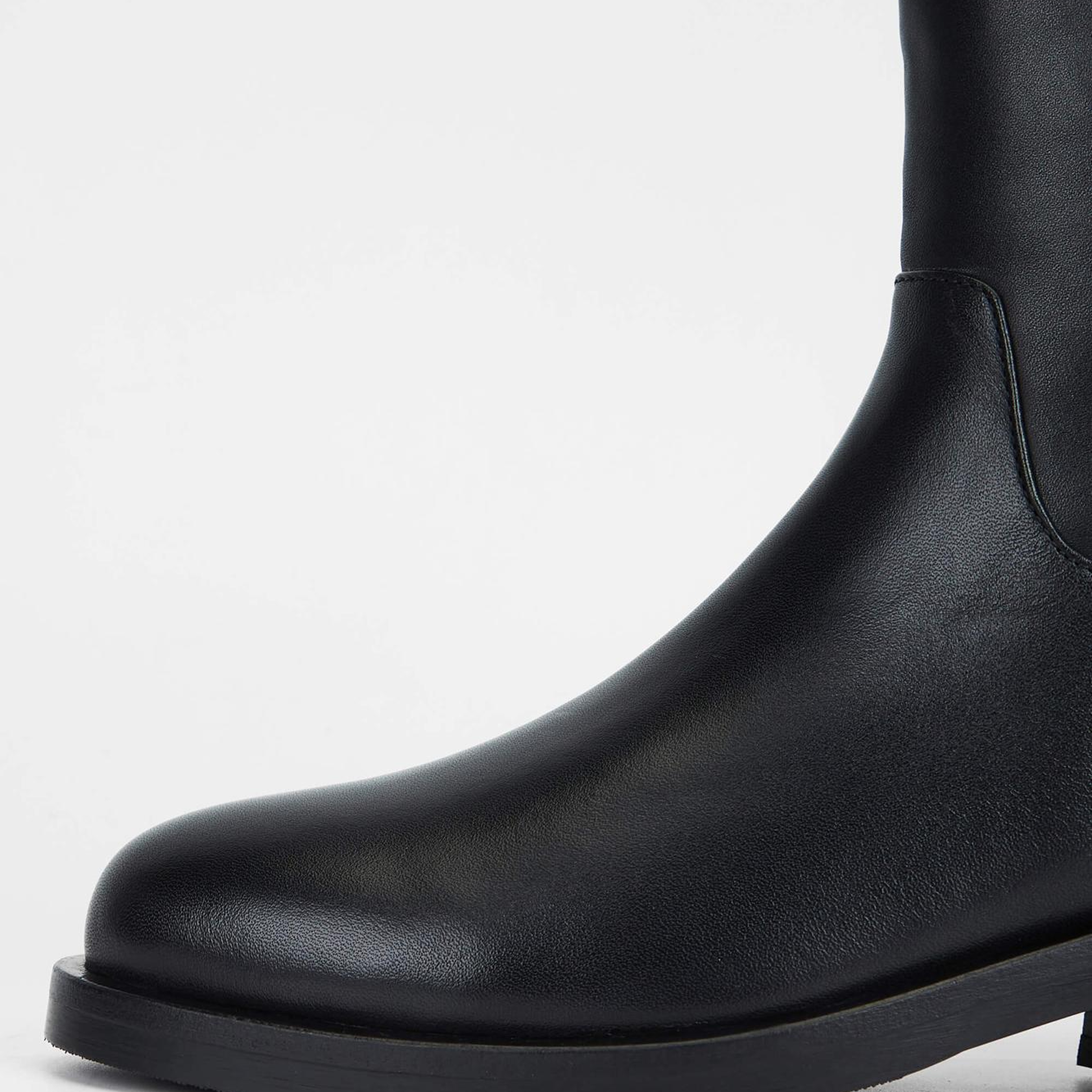 Tamer Tanca Kadın Hakiki Deri Siyah Deri Casual Bot