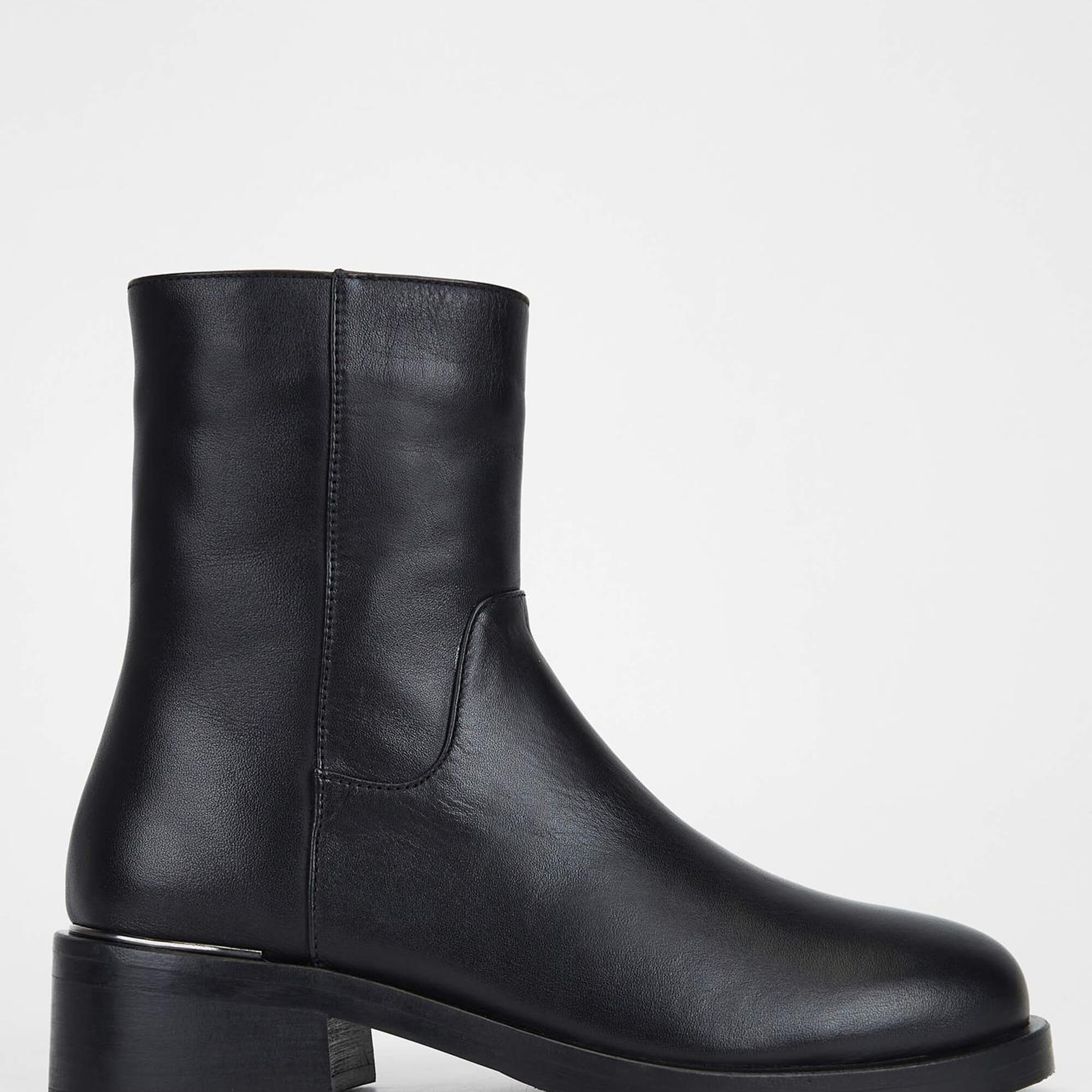 Tamer Tanca Kadın Hakiki Deri Siyah Deri Casual Bot