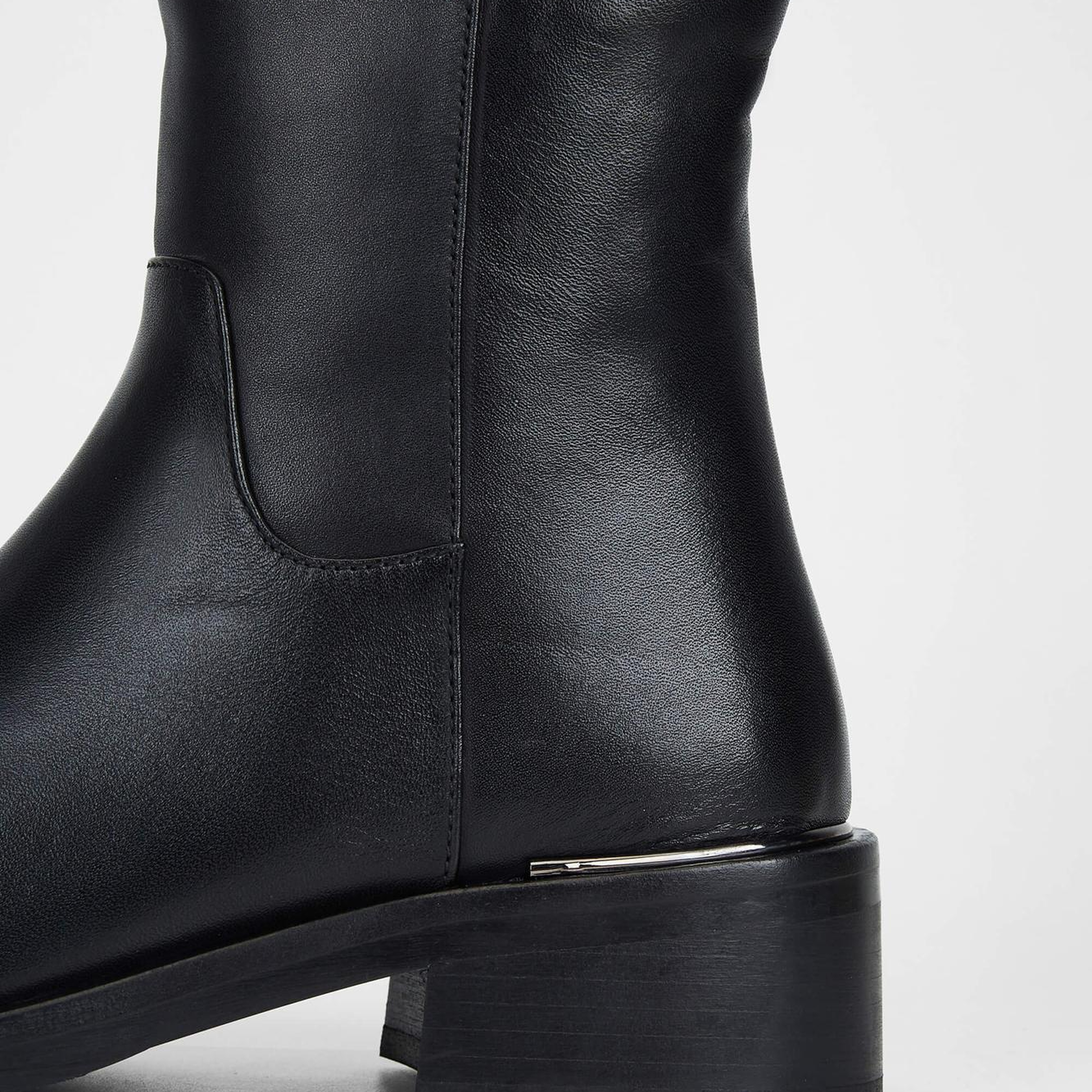 Tamer Tanca Kadın Hakiki Deri Siyah Deri Casual Bot