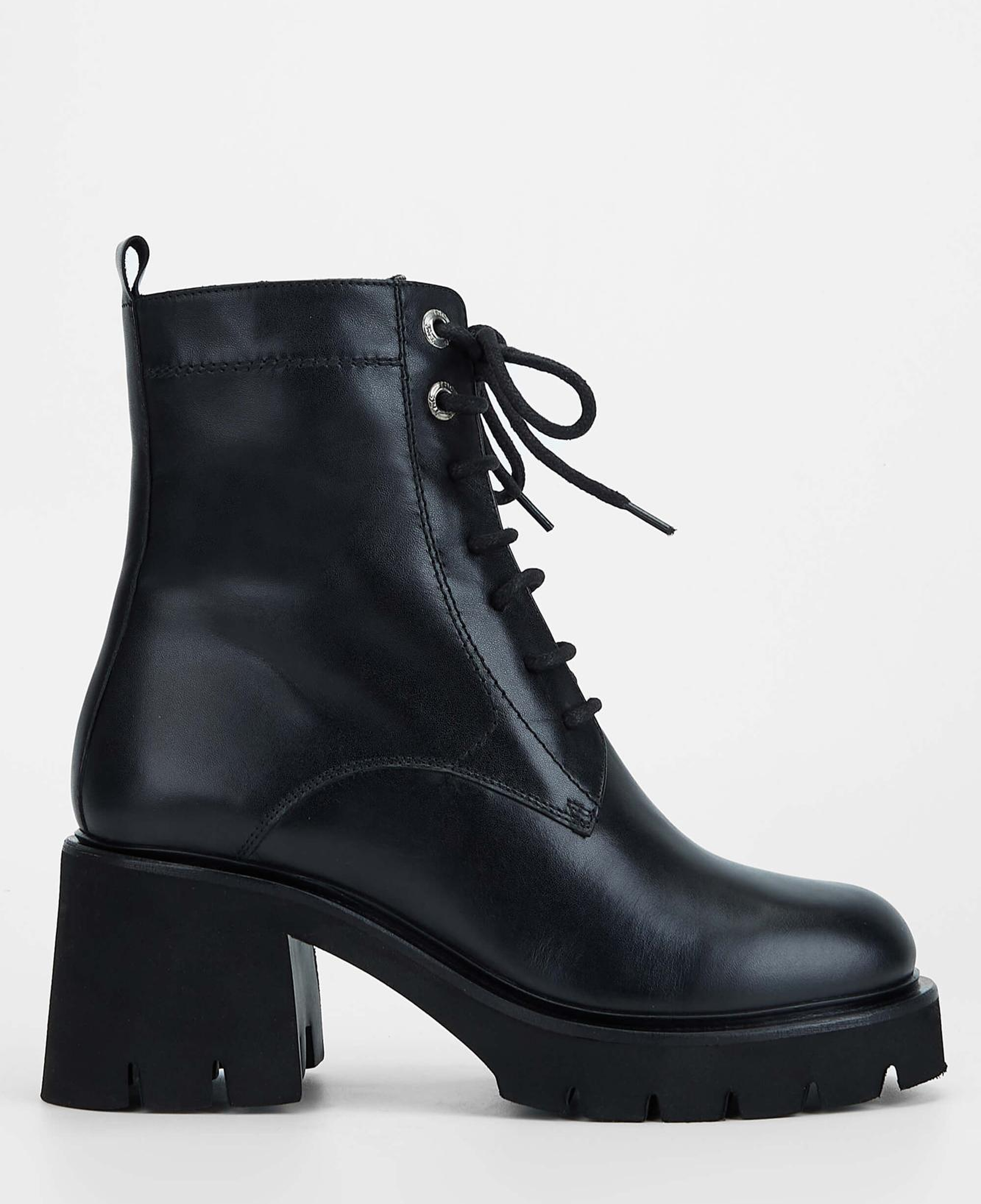 Tamer Tanca Kadın Hakiki Deri Siyah Deri Casual Bot