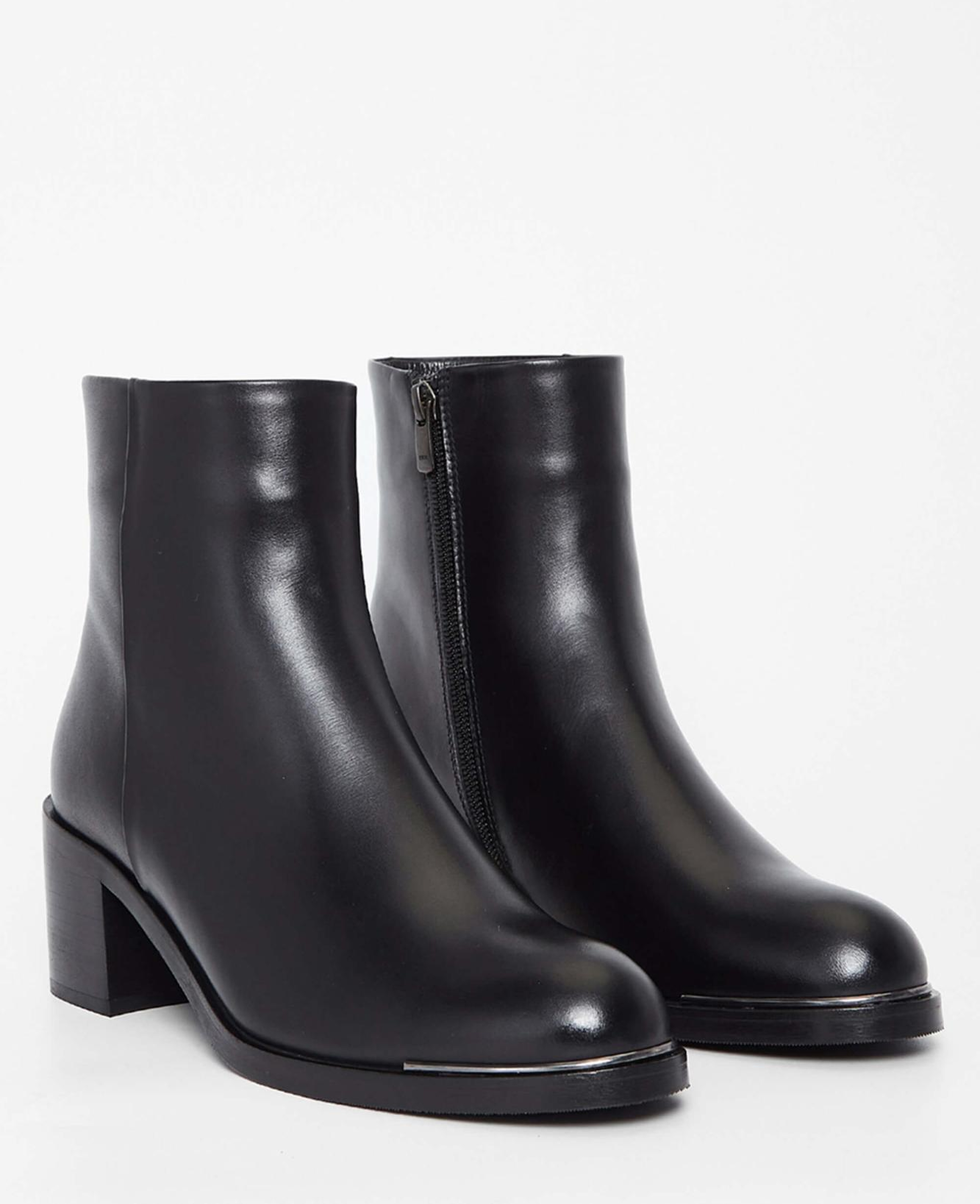 Tamer Tanca Kadın Hakiki Deri Siyah Deri Casual Bot