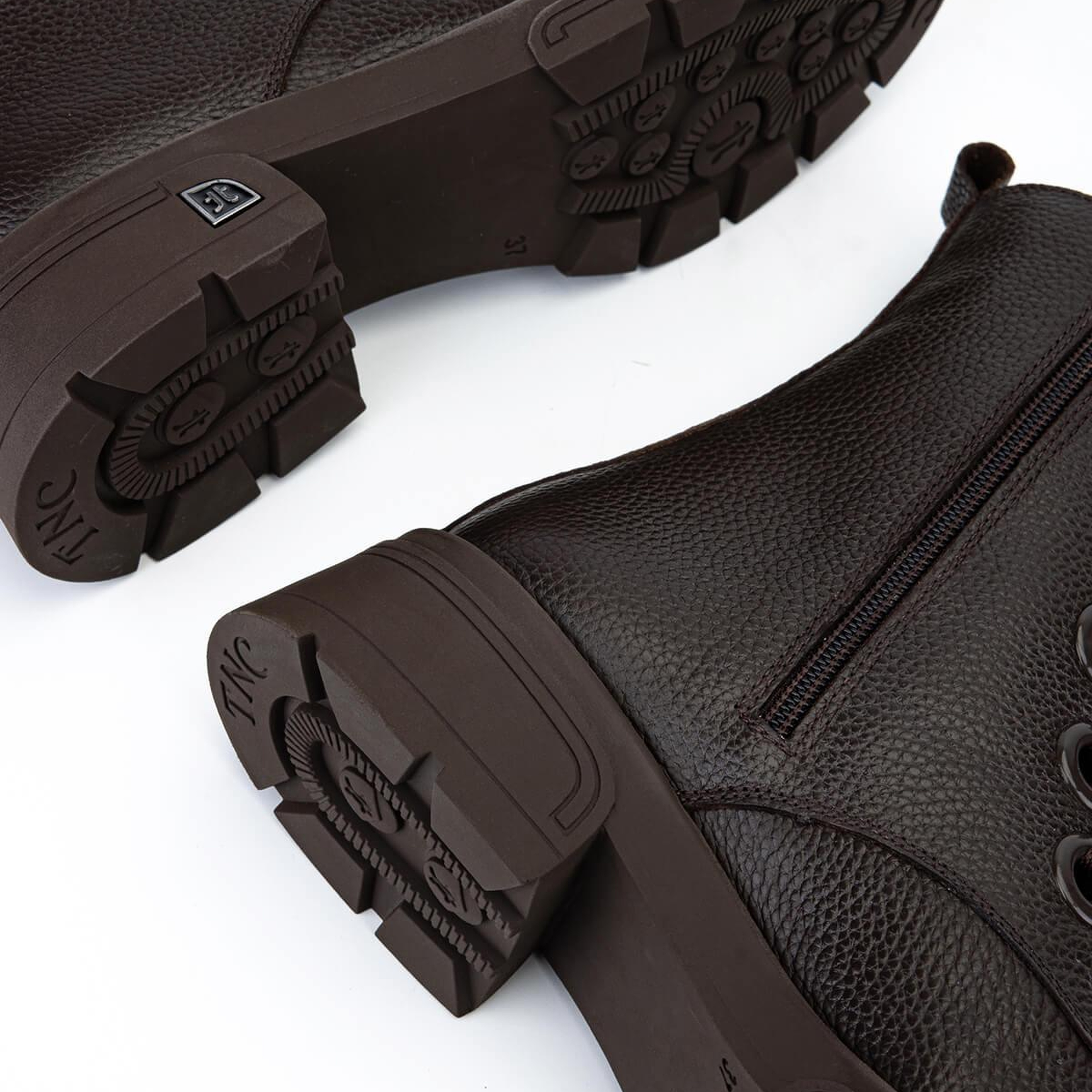 Tamer Tanca Kadın Hakiki Deri Kahverengi Floter Klasik Bot